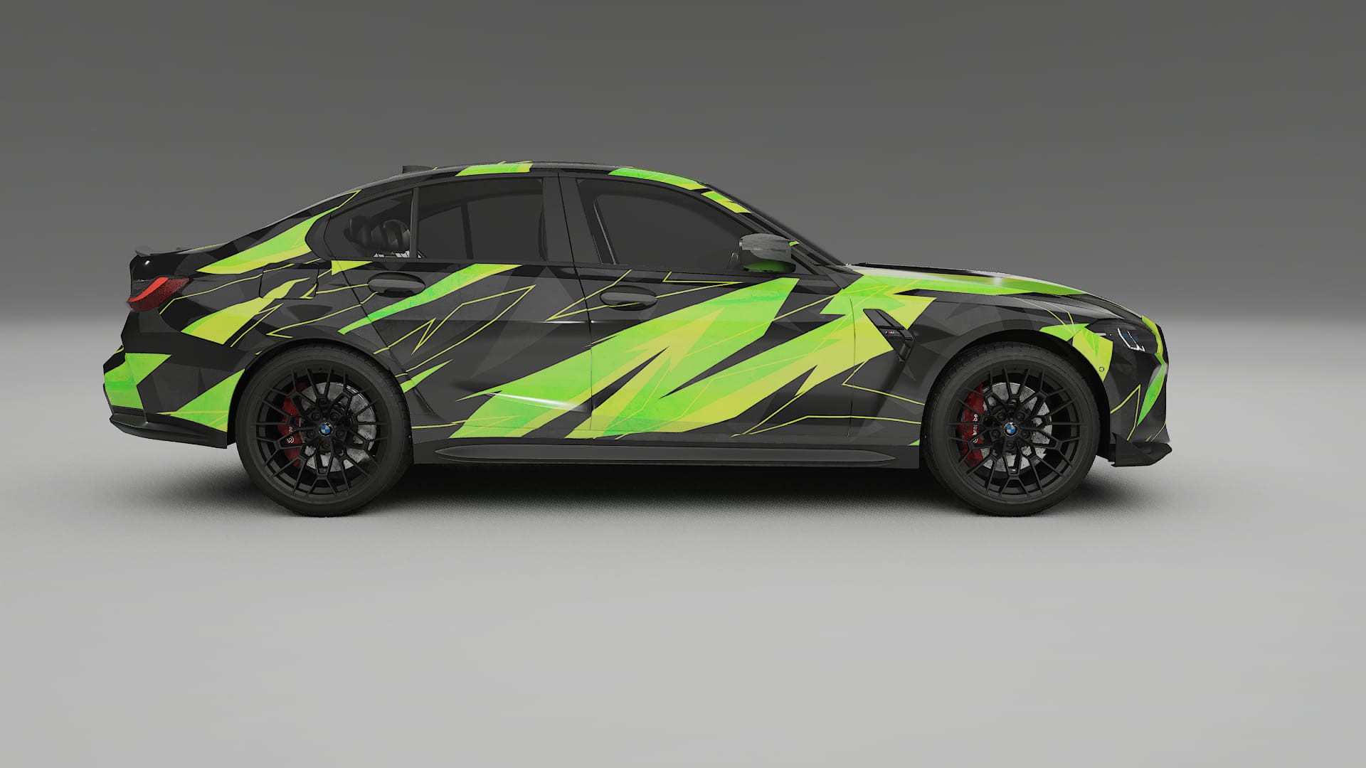 BMW M3 G80 Competition CS NINJA TURTLES Designed Wrap PPF Kit – Printable Polyurethane Film