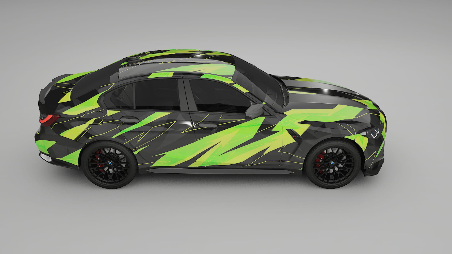 BMW M3 G80 Competition CS NINJA TURTLES Designed Wrap PPF Kit – Printable Polyurethane Film