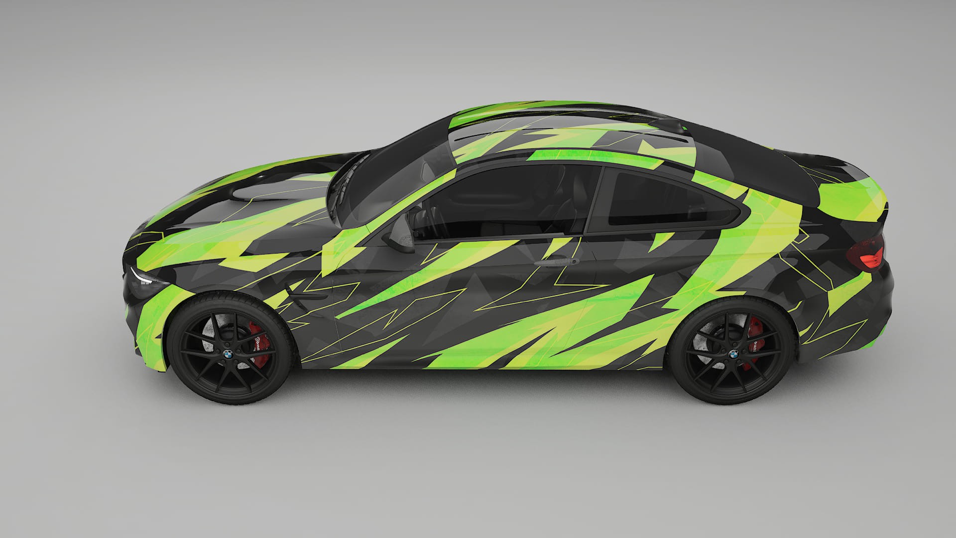BMW M4 F82 NINJA TURTLES Designed Wrap PPF Kit – Printable Polyurethane Film