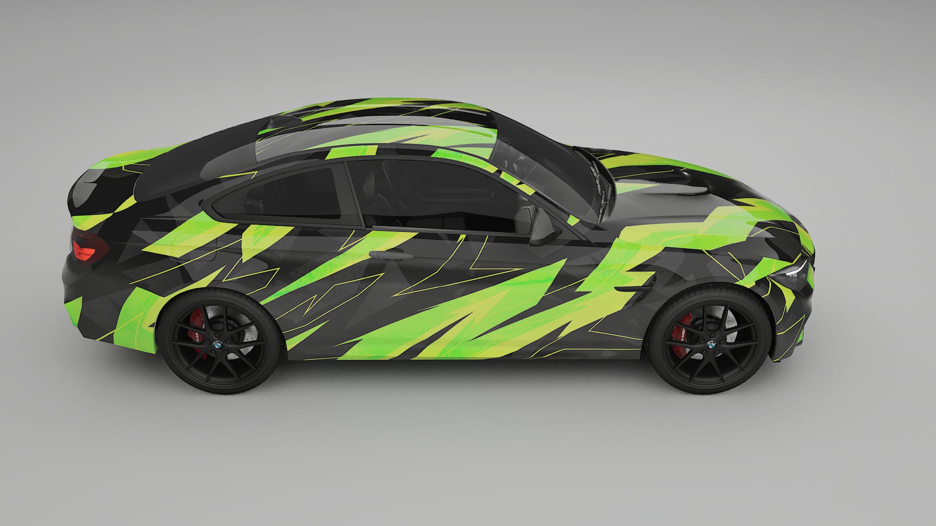 BMW M4 F82 NINJA TURTLES Designed Wrap PPF Kit – Printable Polyurethane Film