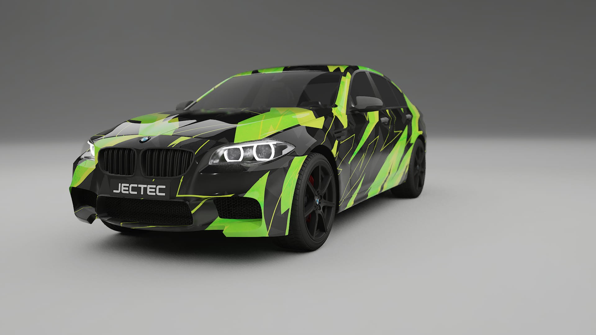 BMW M5 F10 NINJA TURTLES Designed Wrap PPF Kit – Printable Polyurethane Film