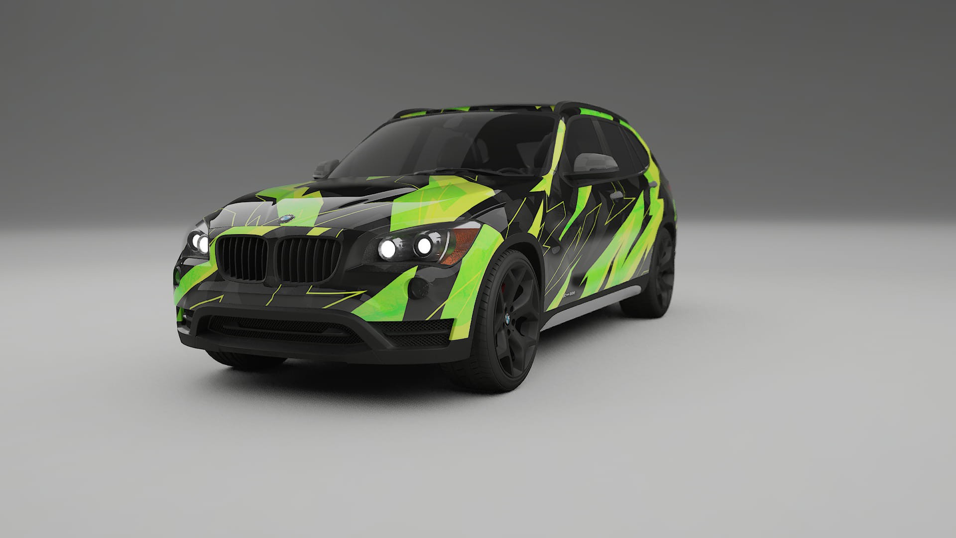 BMW X1 E84 NINJA TURTLES Designed Wrap PPF Kit – Printable Polyurethane Film