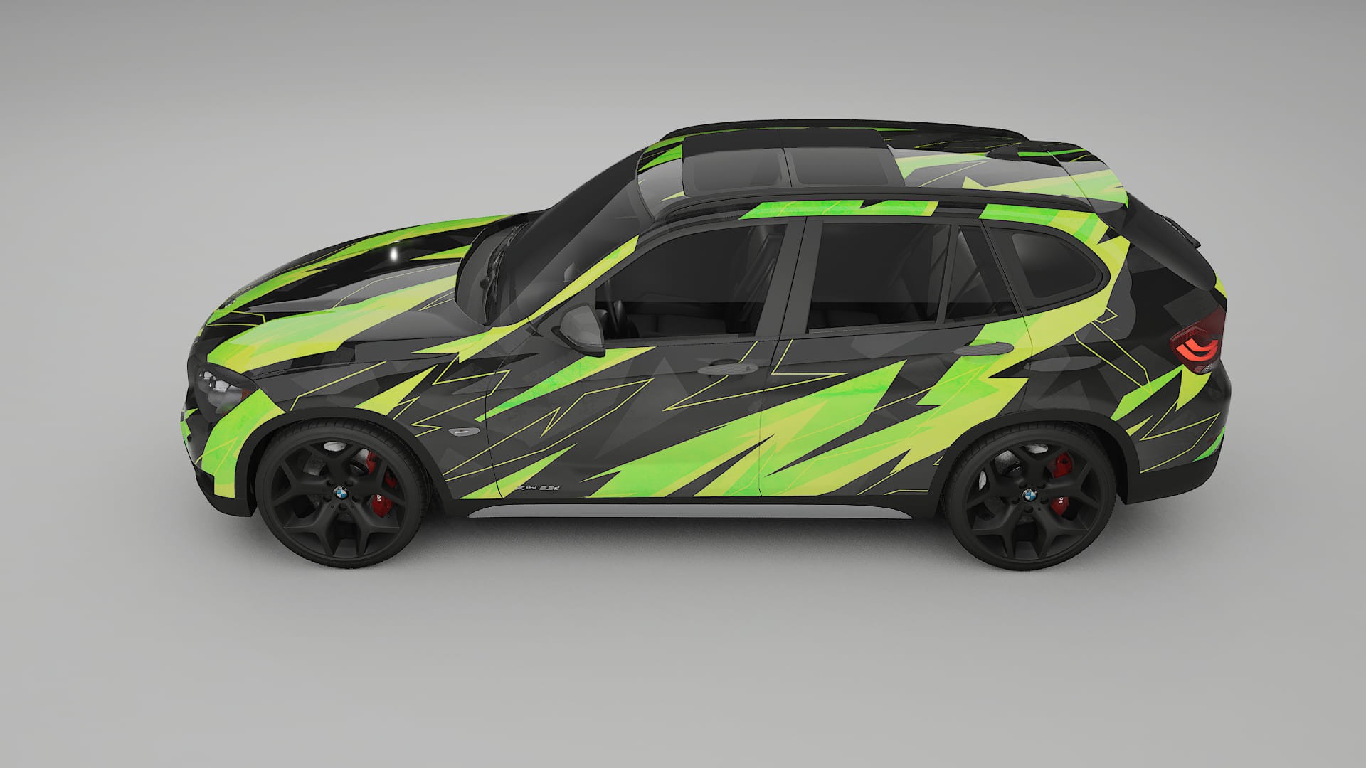 BMW X1 E84 NINJA TURTLES Designed Wrap PPF Kit – Printable Polyurethane Film