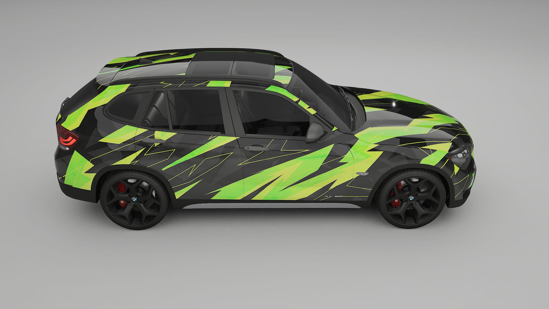 BMW X1 E84 NINJA TURTLES Designed Wrap PPF Kit – Printable Polyurethane Film