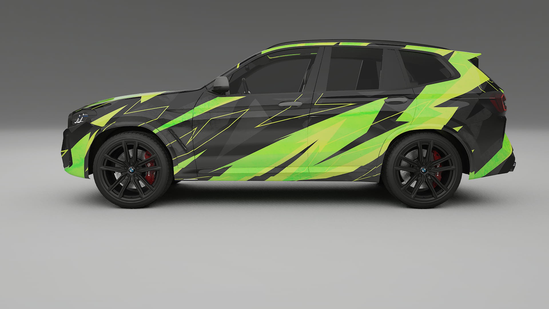 BMW X3 G01 facelift NINJA TURTLES Designed Wrap PPF Kit – Printable Polyurethane Film