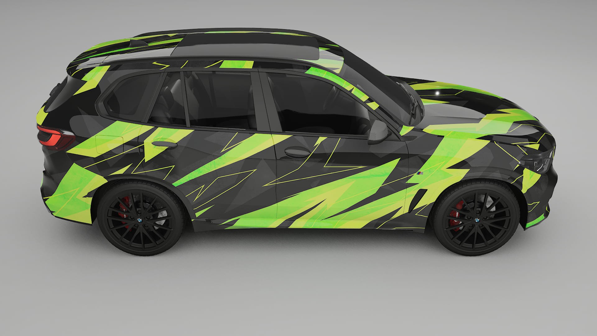 BMW X5 G05 M-Sport NINJA TURTLES Designed Wrap PPF Kit – Printable Polyurethane Film