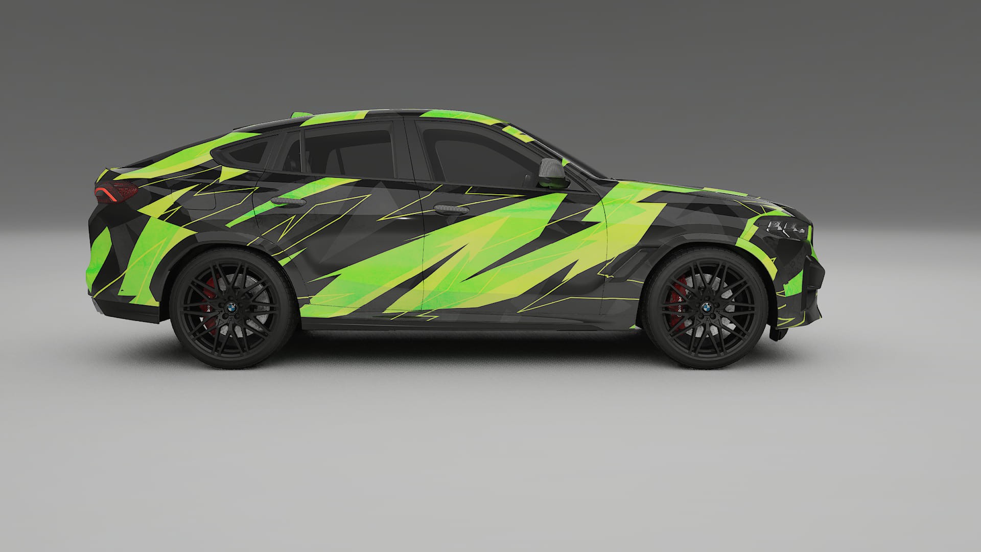 BMW X6 F96 Competition NINJA TURTLES Designed Wrap PPF Kit – Printable Polyurethane Film