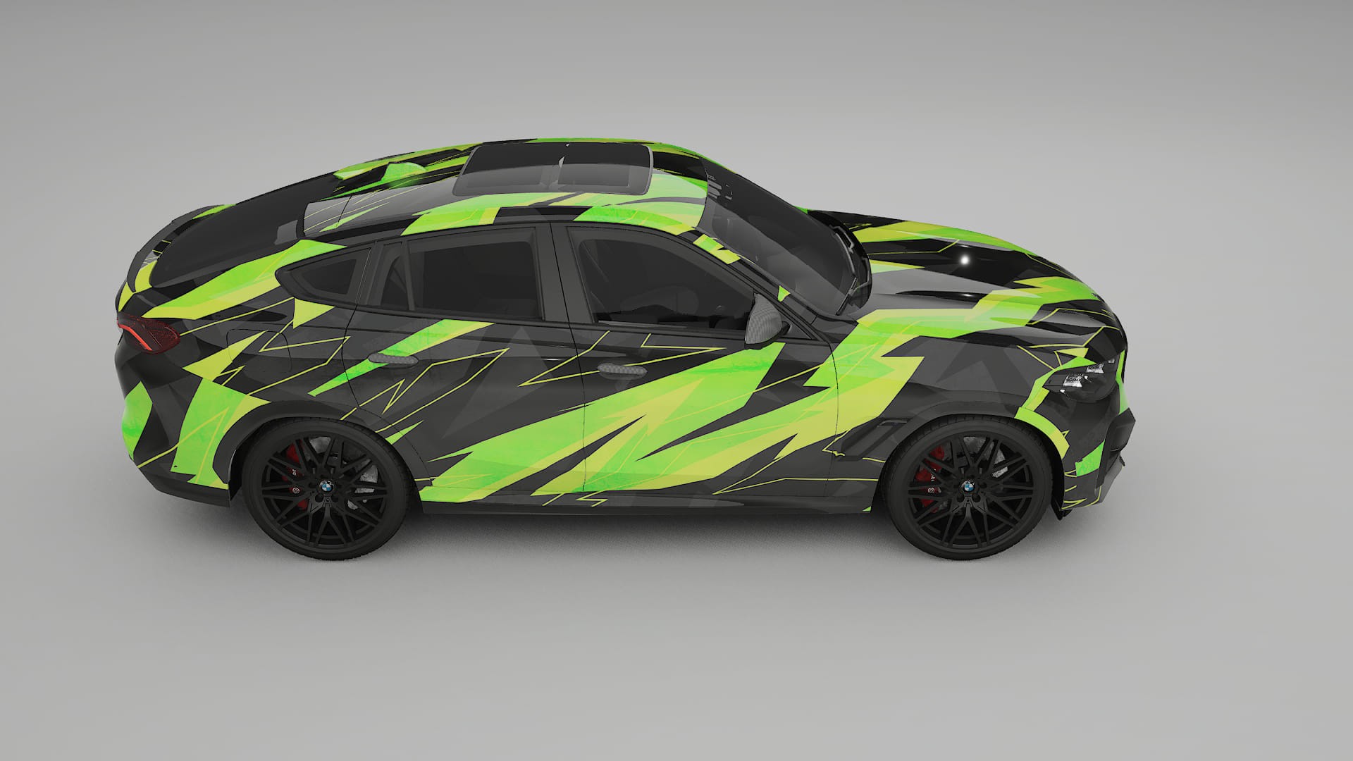 BMW X6 F96 Competition NINJA TURTLES Designed Wrap PPF Kit – Printable Polyurethane Film