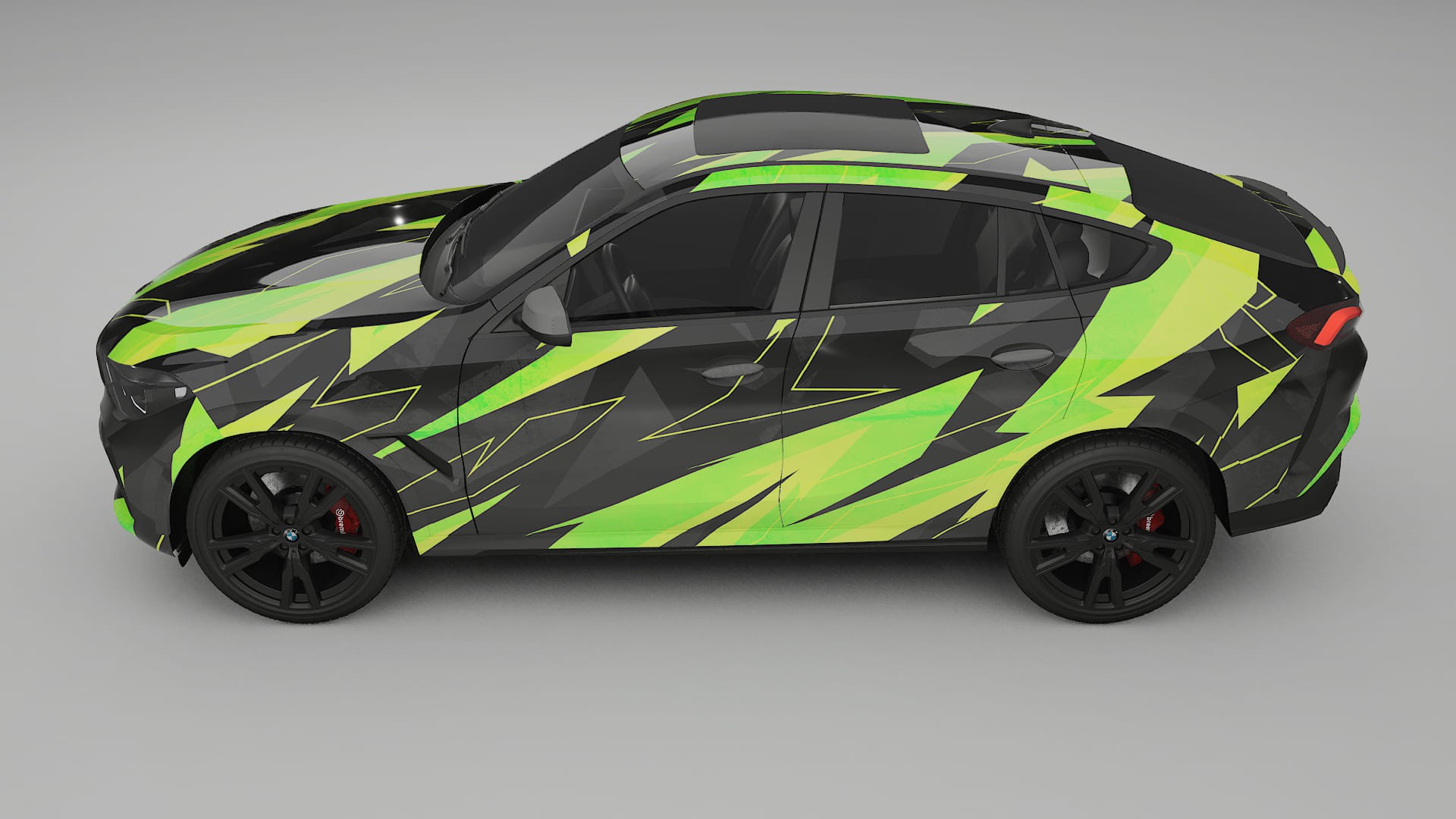 BMW X6 G06 F96 NINJA TURTLES Designed Wrap PPF Kit – Printable Polyurethane Film