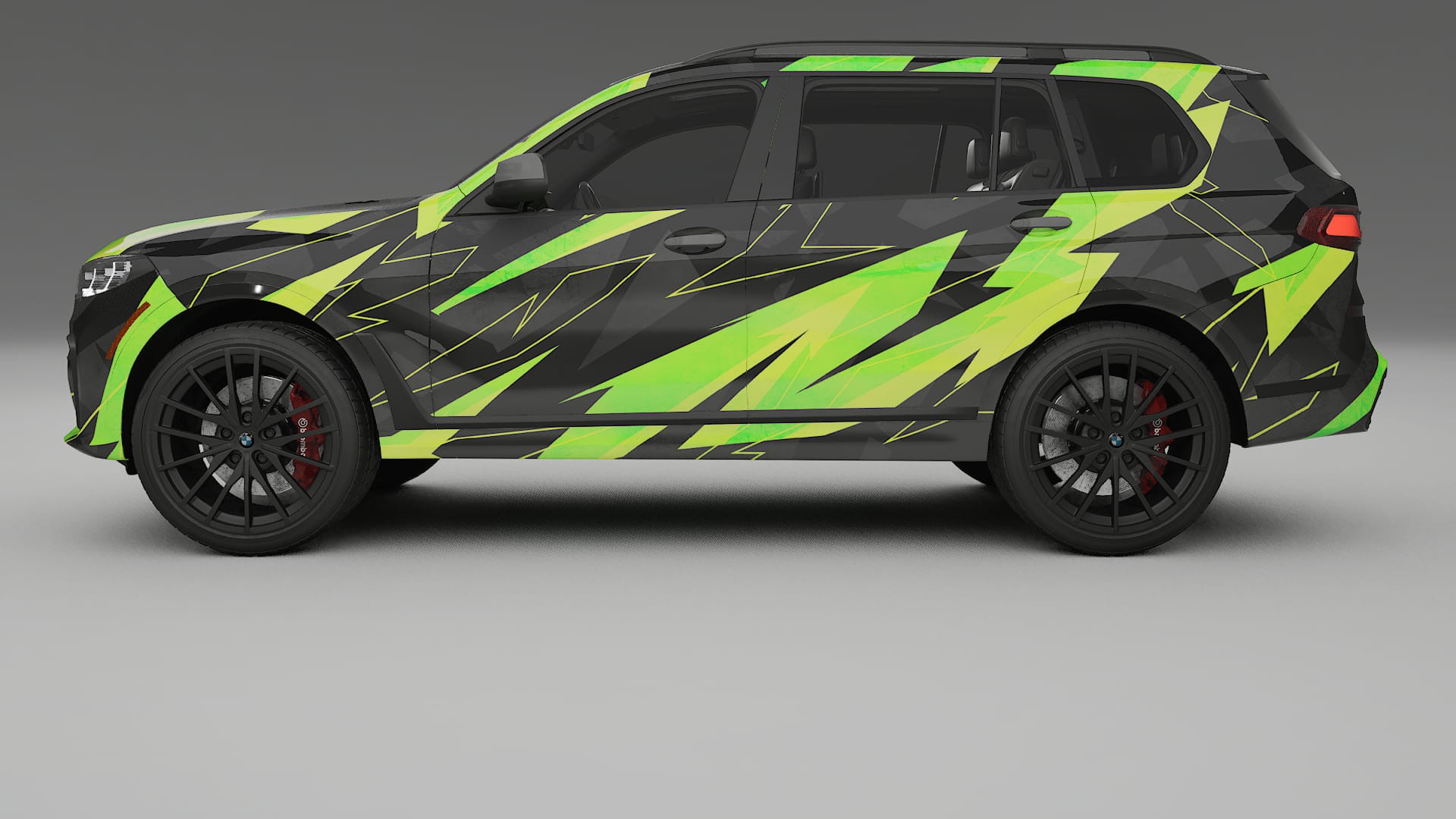 BMW X7 M G07 NINJA TURTLES Designed Wrap PPF Kit – Printable Polyurethane Film