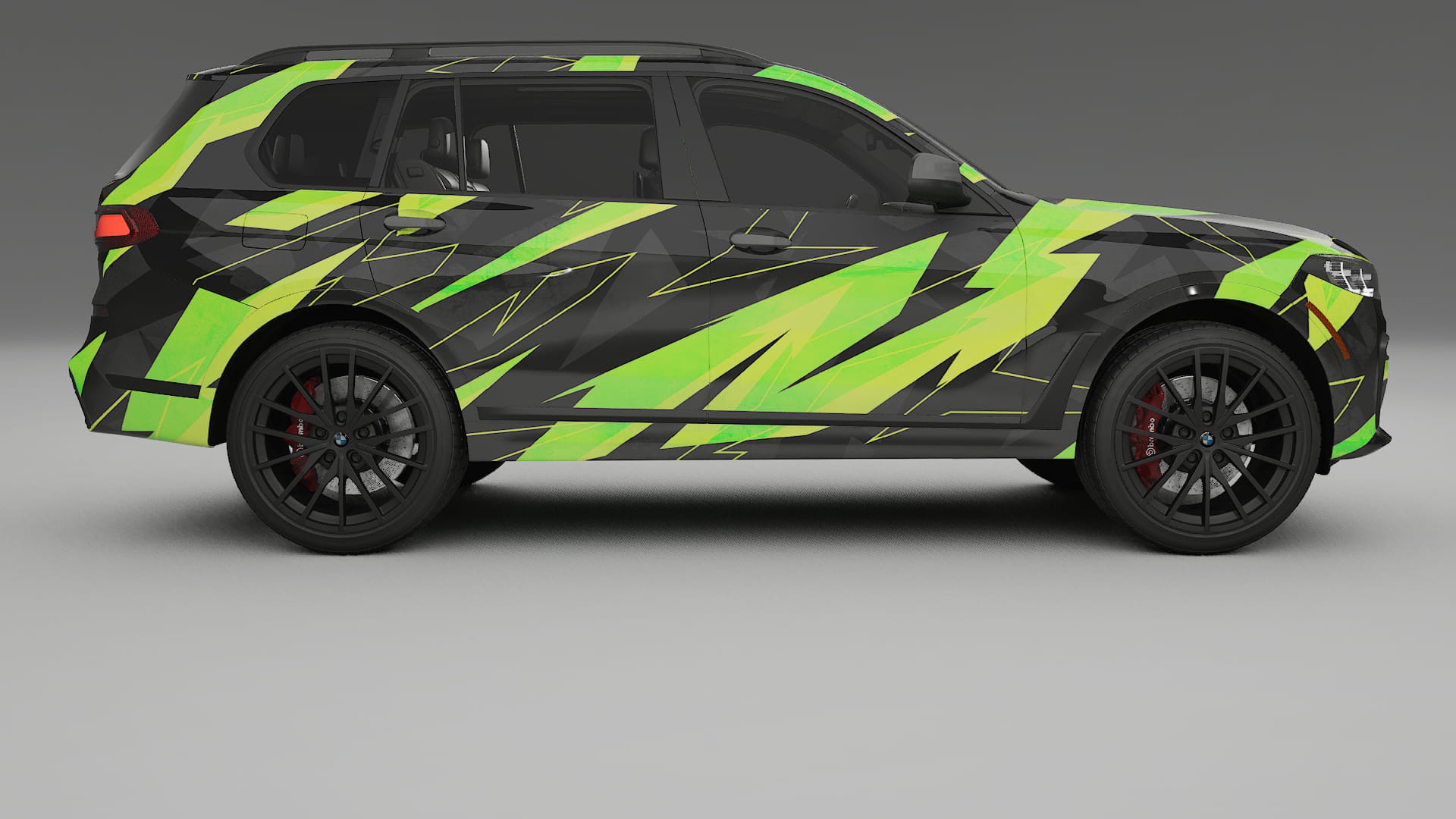 BMW X7 M G07 NINJA TURTLES Designed Wrap PPF Kit – Printable Polyurethane Film
