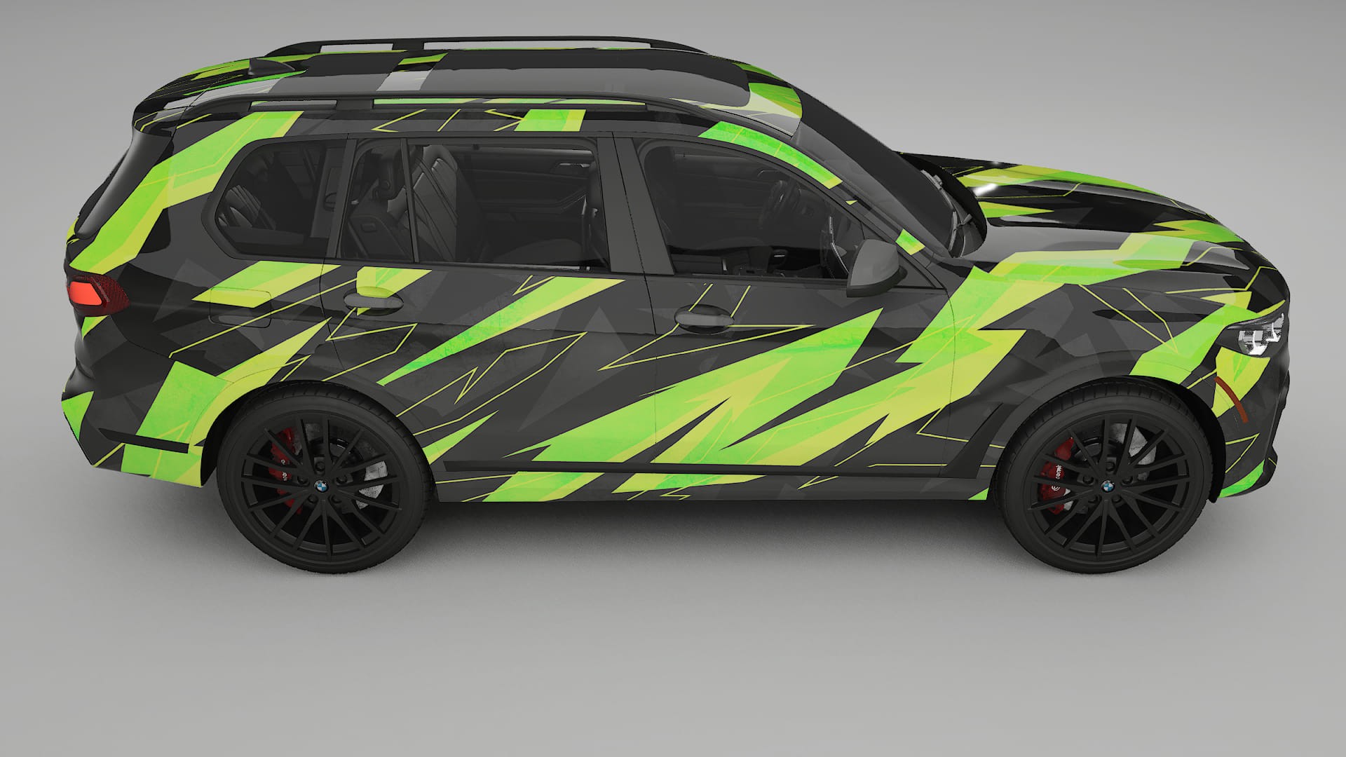 BMW X7 M G07 NINJA TURTLES Designed Wrap PPF Kit – Printable Polyurethane Film