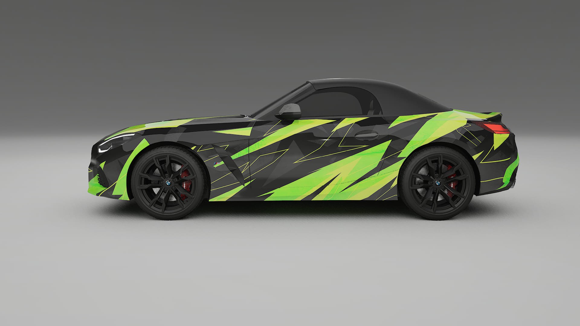 BMW Z4 G29 M40i First edition roadster NINJA TURTLES Designed Wrap PPF Kit – Printable Polyurethane Film