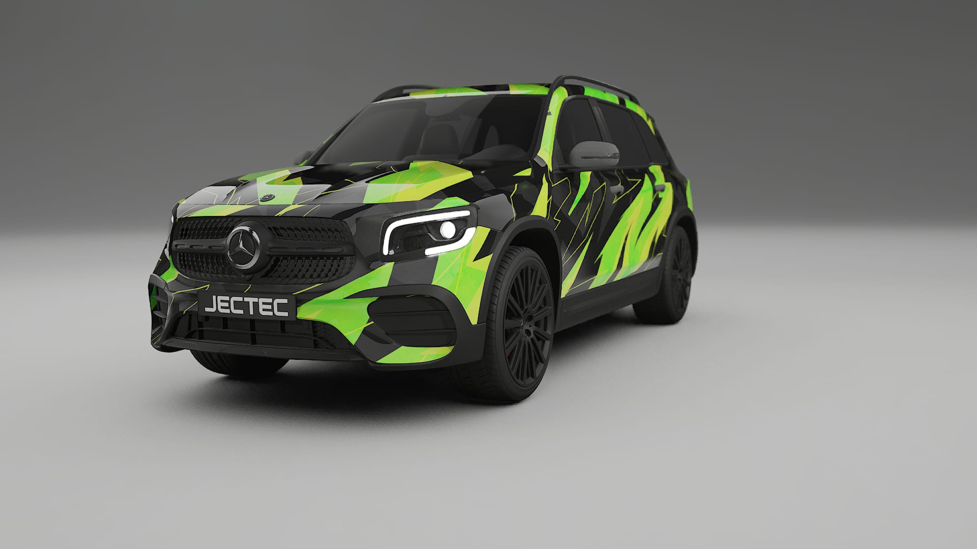 Mercedes AMG GLB NINJA TURTLES Designed Wrap PPF Kit – Printable Polyurethane Film