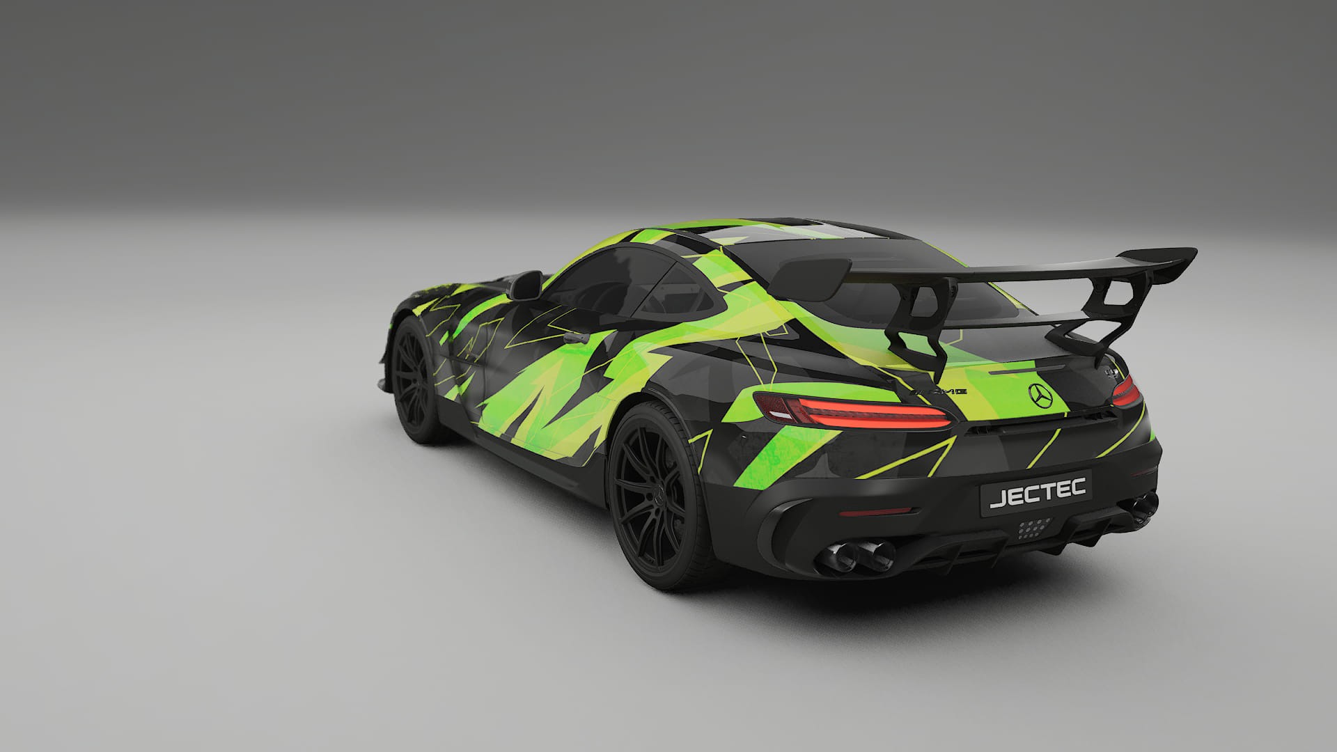 Mercedes AMG GT Black Series C192 Coupe NINJA TURTLES Designed Wrap PPF Kit – Printable Polyurethane Film