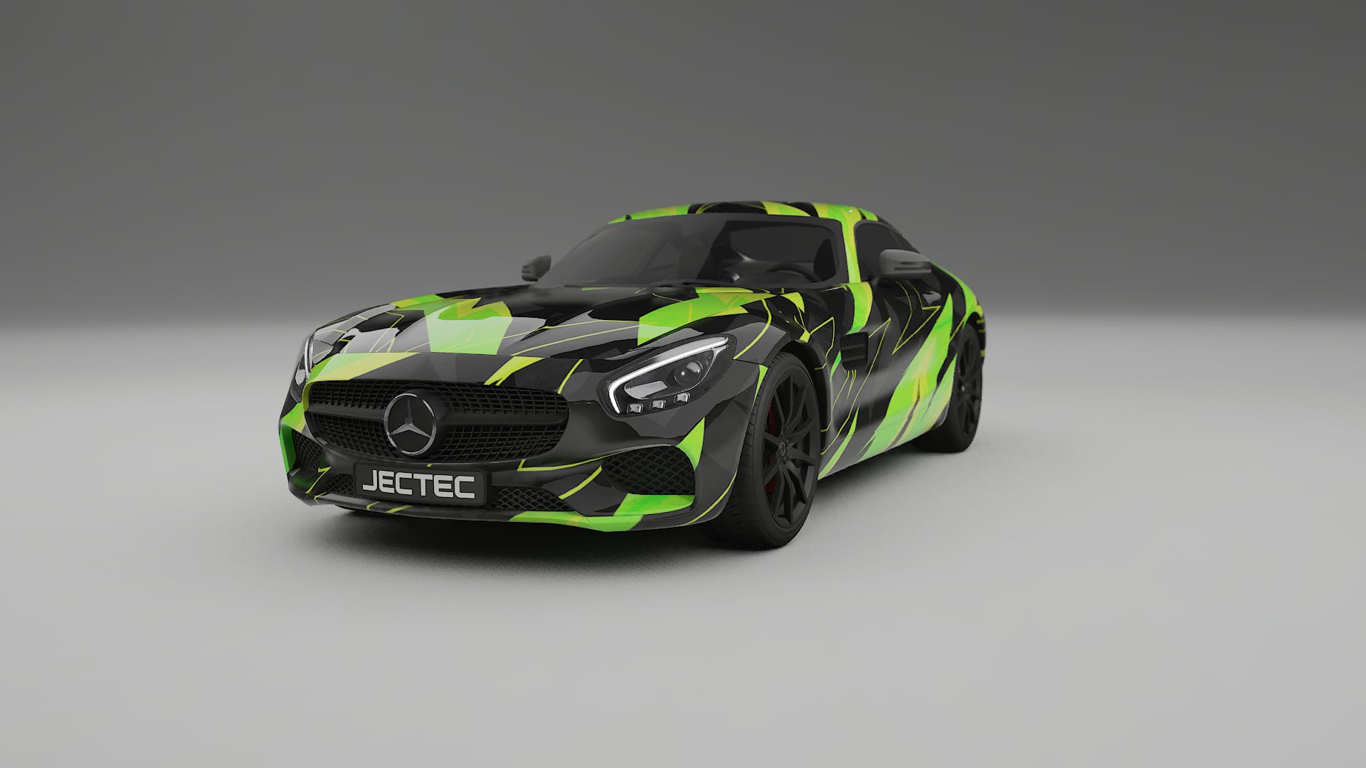 Mercedes AMG GT C190 Coupe NINJA TURTLES Designed Wrap PPF Kit – Printable Polyurethane Film