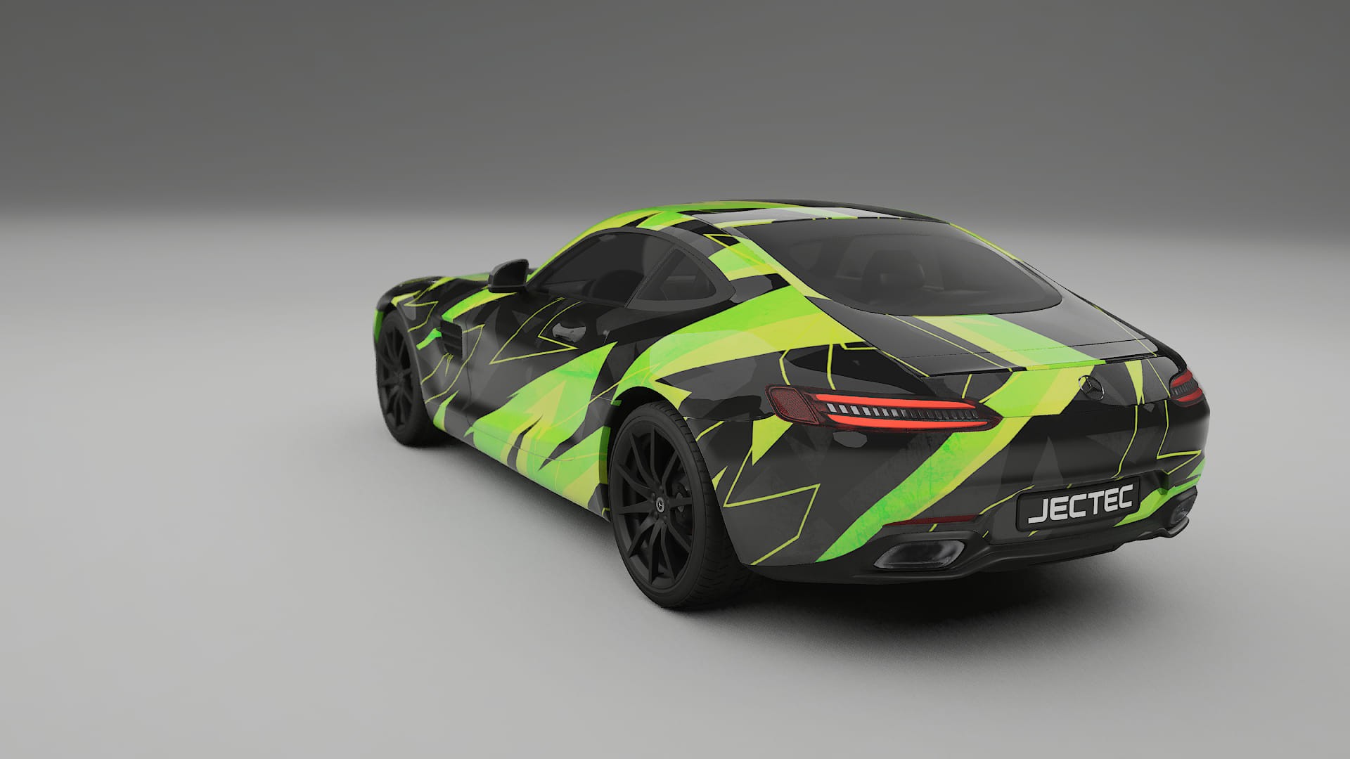 Mercedes AMG GT C190 Coupe NINJA TURTLES Designed Wrap PPF Kit – Printable Polyurethane Film