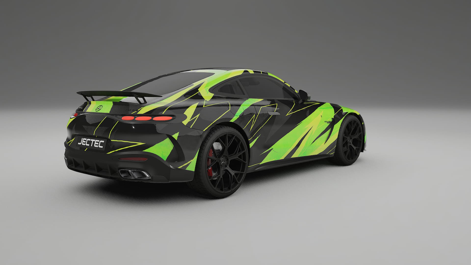 Mercedes AMG GT Coupe C192 NINJA TURTLES Designed Wrap PPF Kit – Printable Polyurethane Film