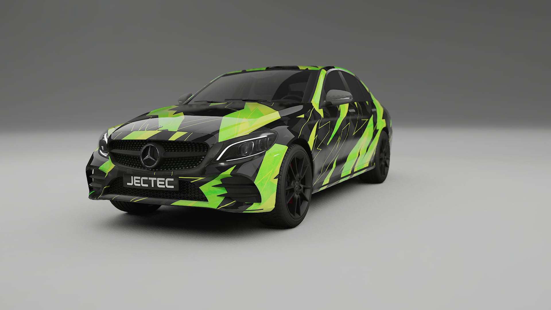 Mercedes C-class W205 AMG sedan NINJA TURTLES Designed Wrap PPF Kit – Printable Polyurethane Film