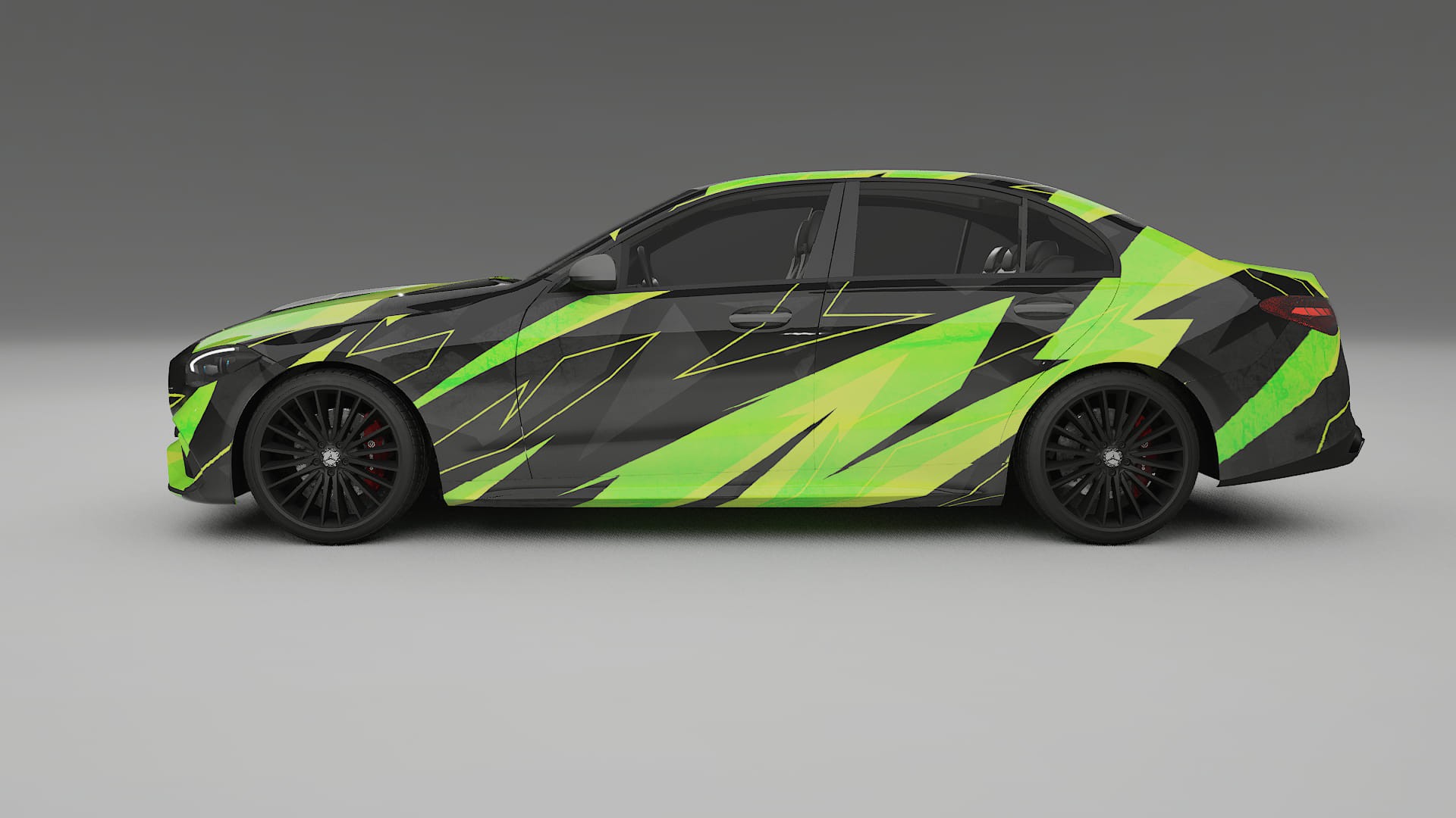 Mercedes C-class W206 NINJA TURTLES Designed Wrap PPF Kit – Printable Polyurethane Film