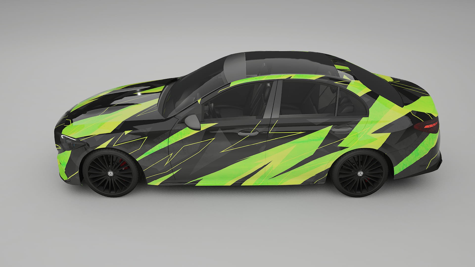 Mercedes C-class W206 NINJA TURTLES Designed Wrap PPF Kit – Printable Polyurethane Film