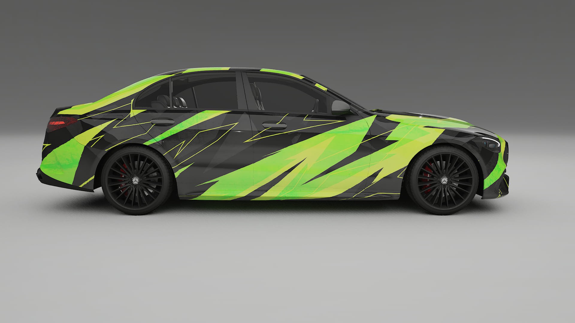 Mercedes C-class W206 NINJA TURTLES Designed Wrap PPF Kit – Printable Polyurethane Film