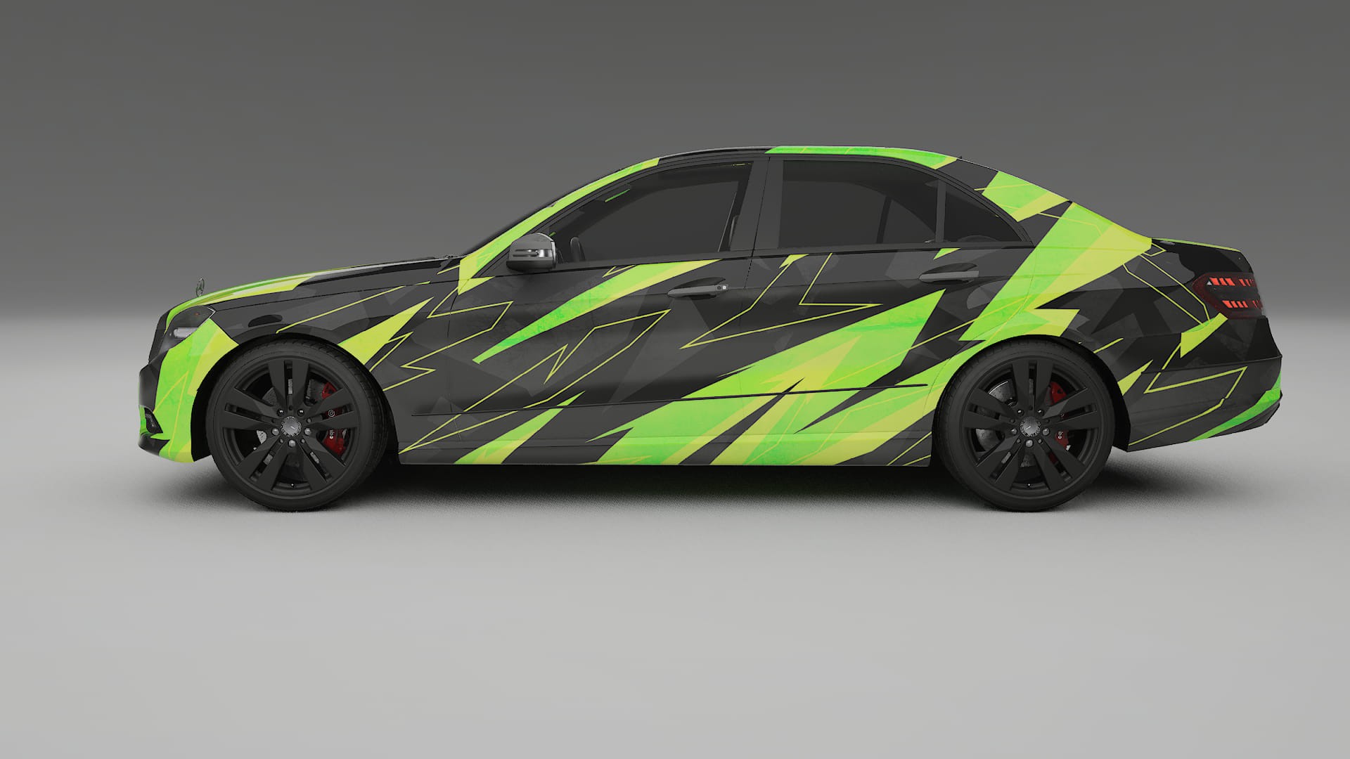 Mercedes E-class Sedan W212 Prefacelift pre-LCI NINJA TURTLES Designed Wrap PPF Kit – Printable Polyurethane Film