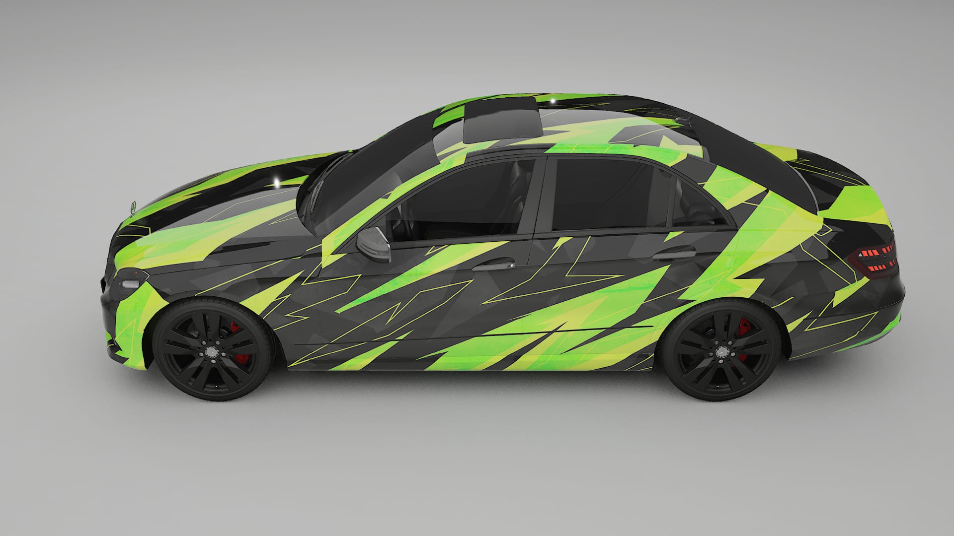 Mercedes E-class Sedan W212 Prefacelift pre-LCI NINJA TURTLES Designed Wrap PPF Kit – Printable Polyurethane Film