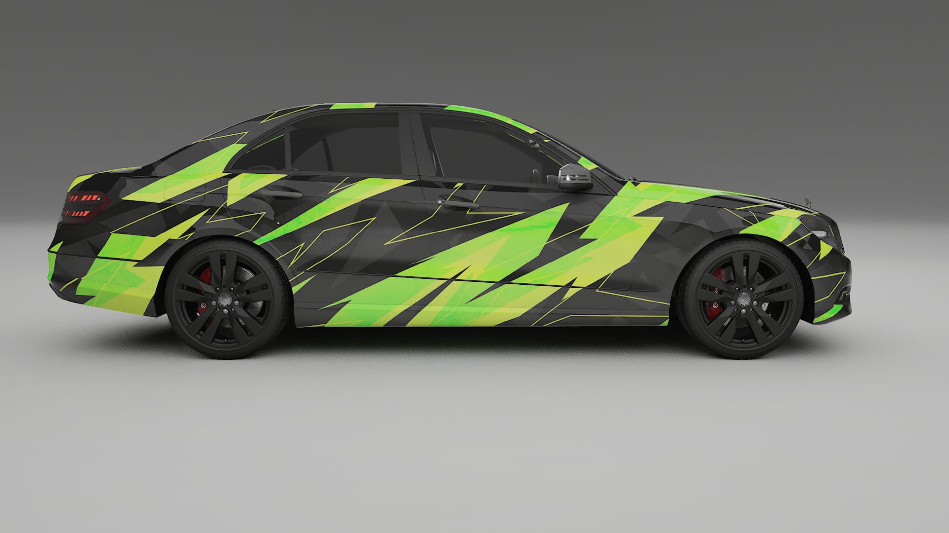 Mercedes E-class Sedan W212 Prefacelift pre-LCI NINJA TURTLES Designed Wrap PPF Kit – Printable Polyurethane Film