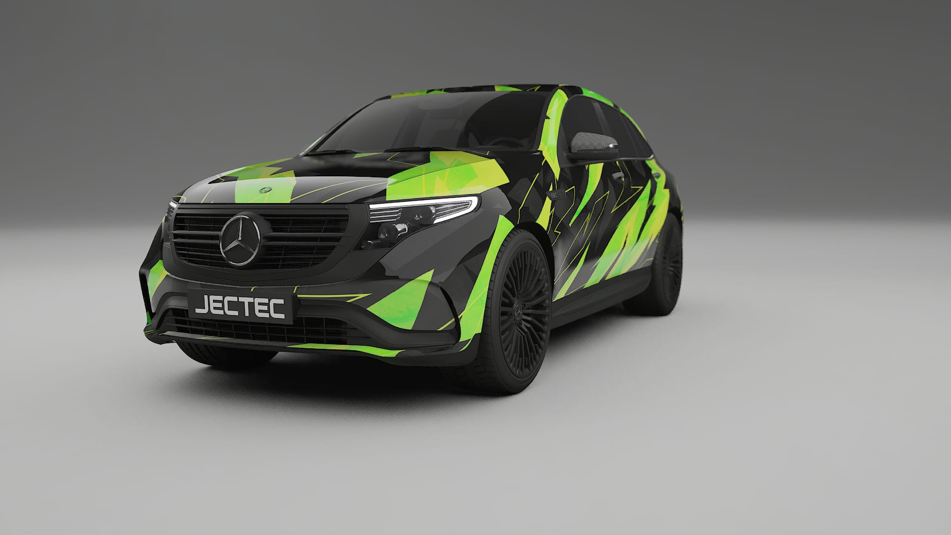 Mercedes EQC AMG NINJA TURTLES Designed Wrap PPF Kit – Printable Polyurethane Film