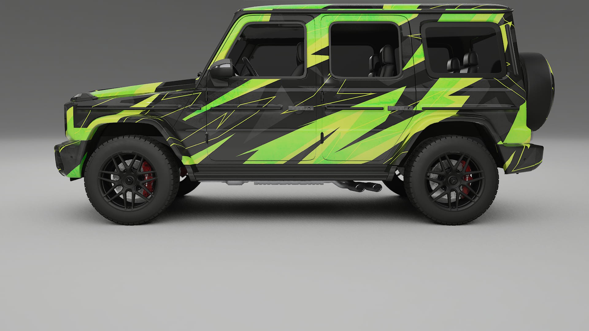 Mercedes G63 AMG W463A NINJA TURTLES Designed Wrap PPF Kit – Printable Polyurethane Film