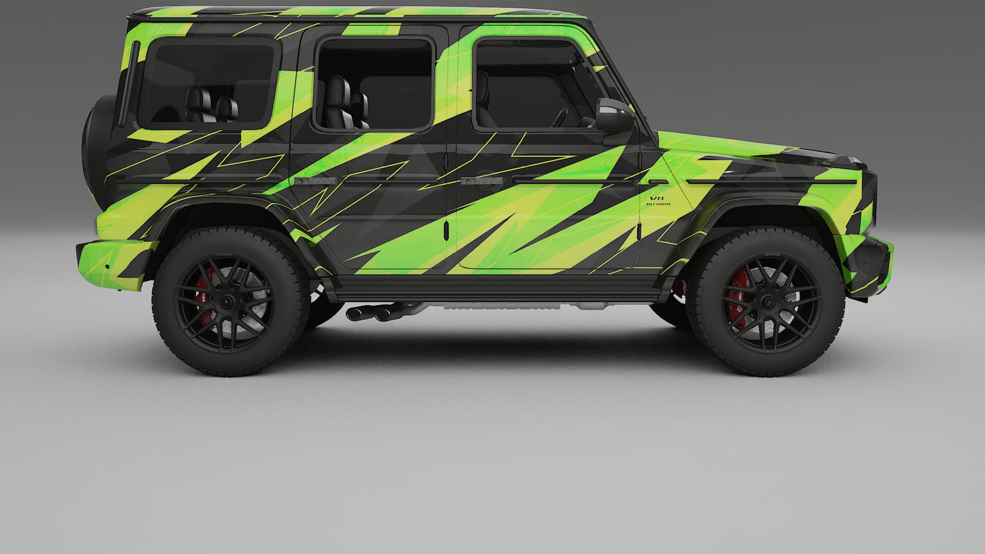 Mercedes G63 AMG W463A NINJA TURTLES Designed Wrap PPF Kit – Printable Polyurethane Film