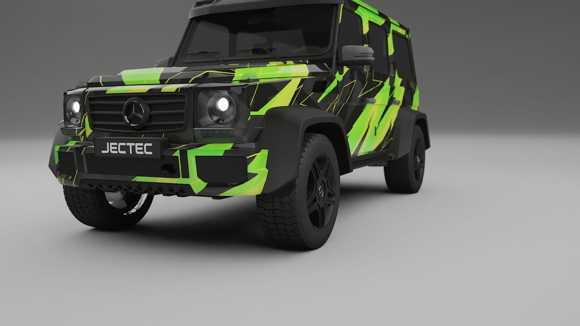 Mercedes G-class 4x4 W463 NINJA TURTLES Designed Wrap PPF Kit – Printable Polyurethane Film