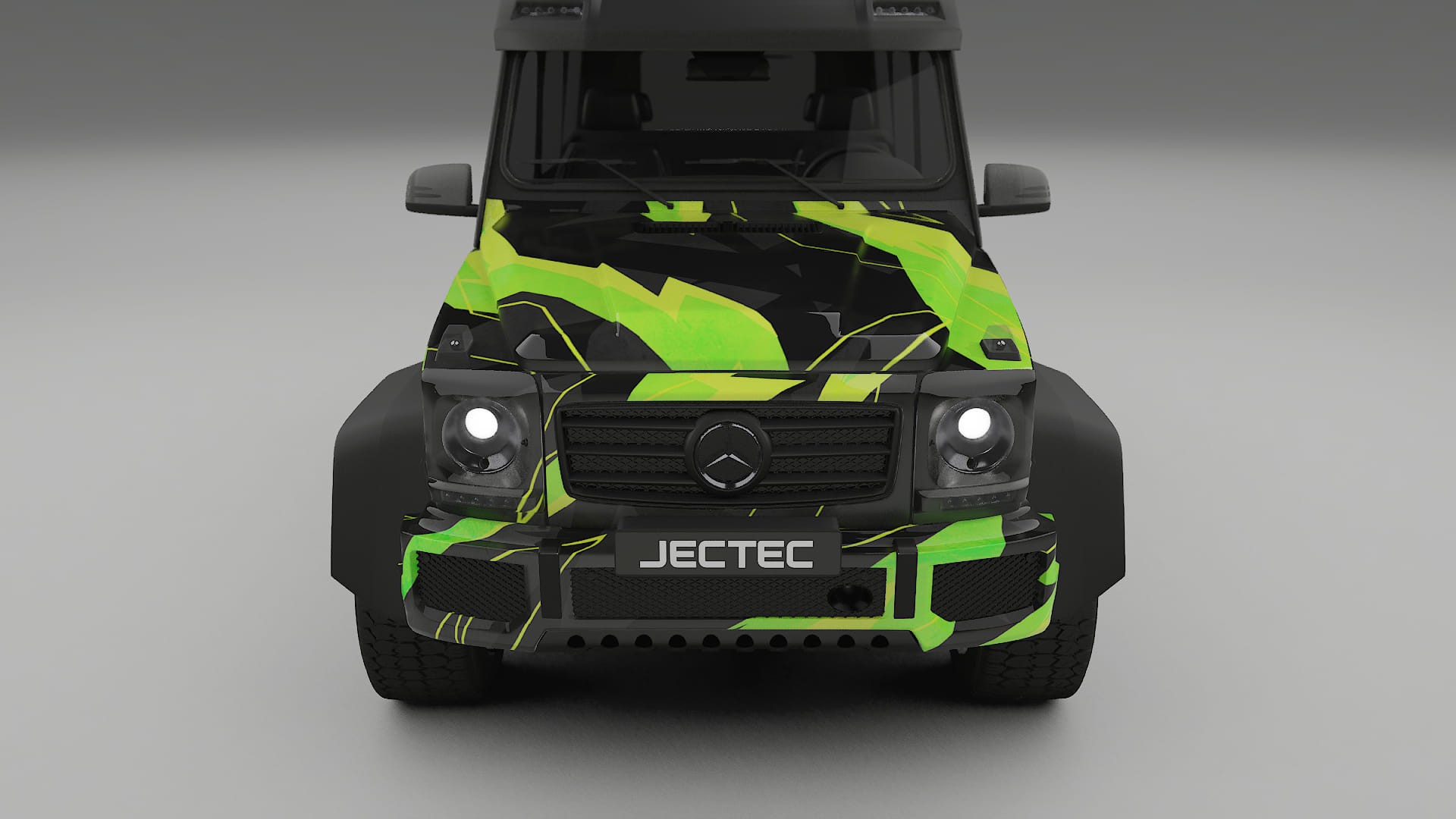 Mercedes G-class 4x4 W463 NINJA TURTLES Designed Wrap PPF Kit – Printable Polyurethane Film