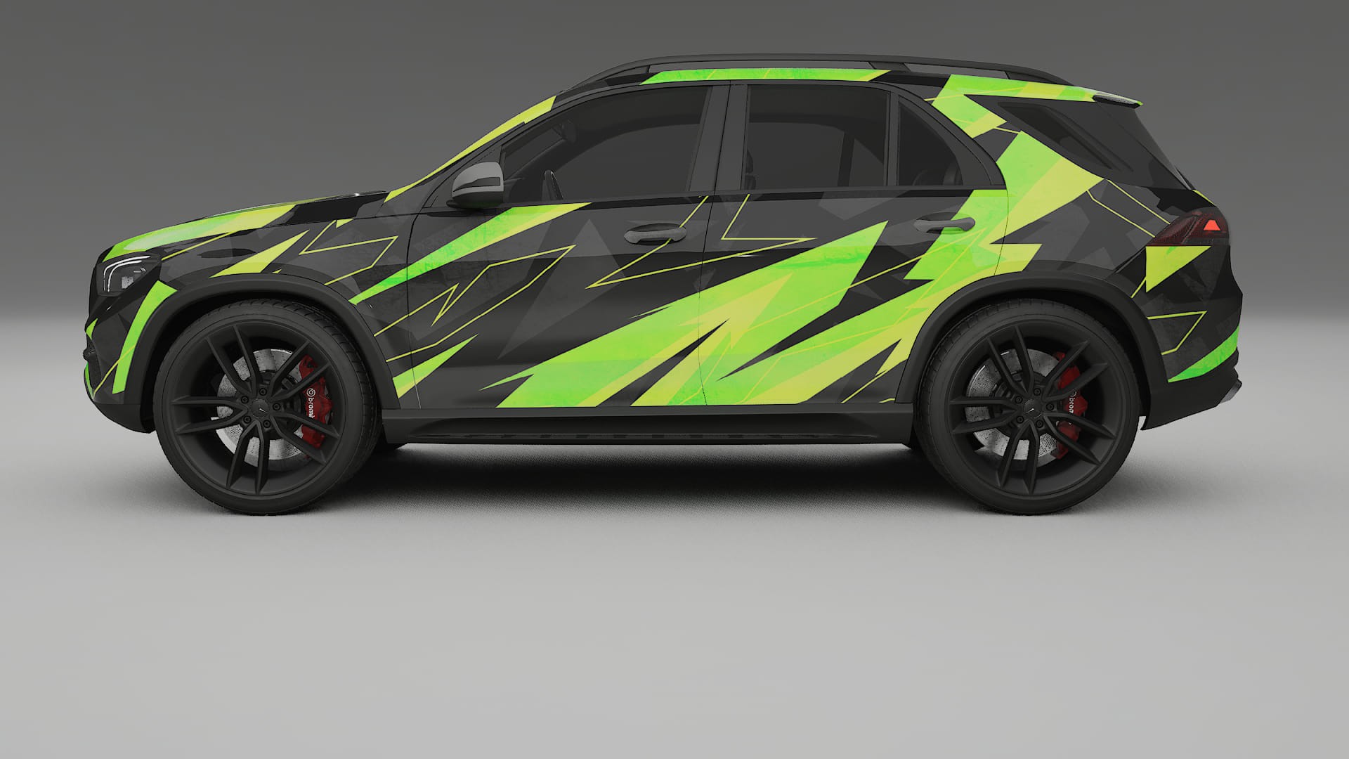 Mercedes GLE W167 NINJA TURTLES Designed Wrap PPF Kit – Printable Polyurethane Film