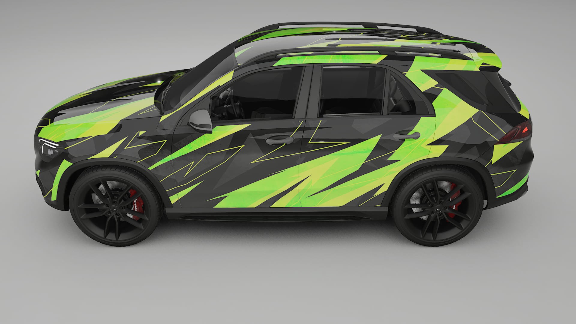 Mercedes GLE W167 NINJA TURTLES Designed Wrap PPF Kit – Printable Polyurethane Film