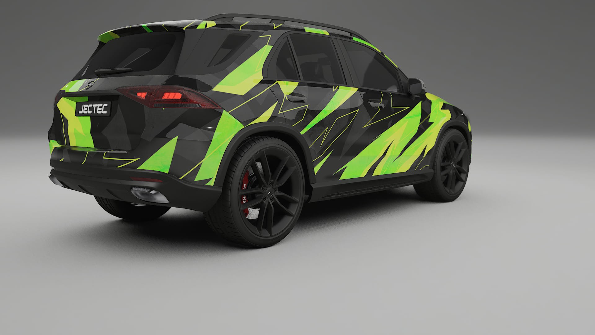 Mercedes GLE W167 NINJA TURTLES Designed Wrap PPF Kit – Printable Polyurethane Film