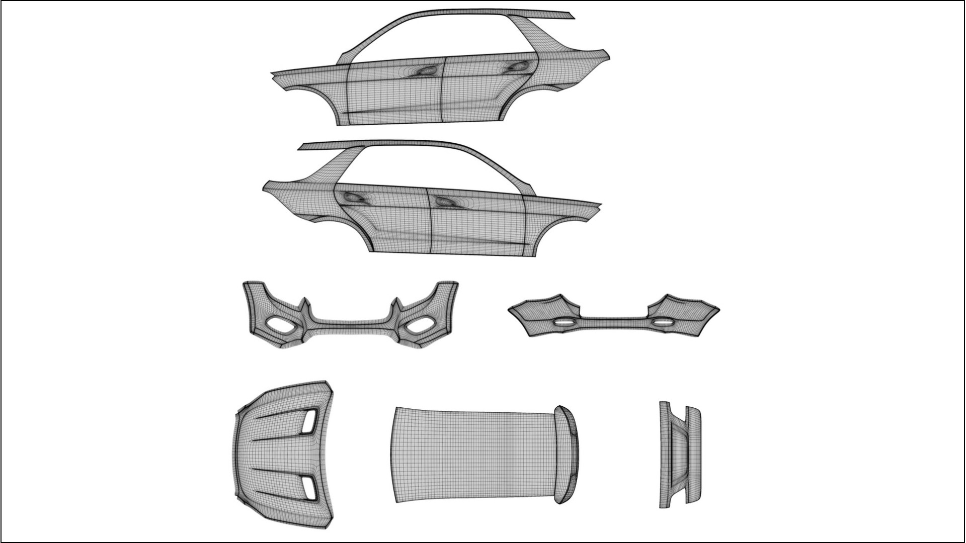 Mercedes M-class W166 NINJA TURTLES Designed Wrap PPF Kit – Printable Polyurethane Film 2