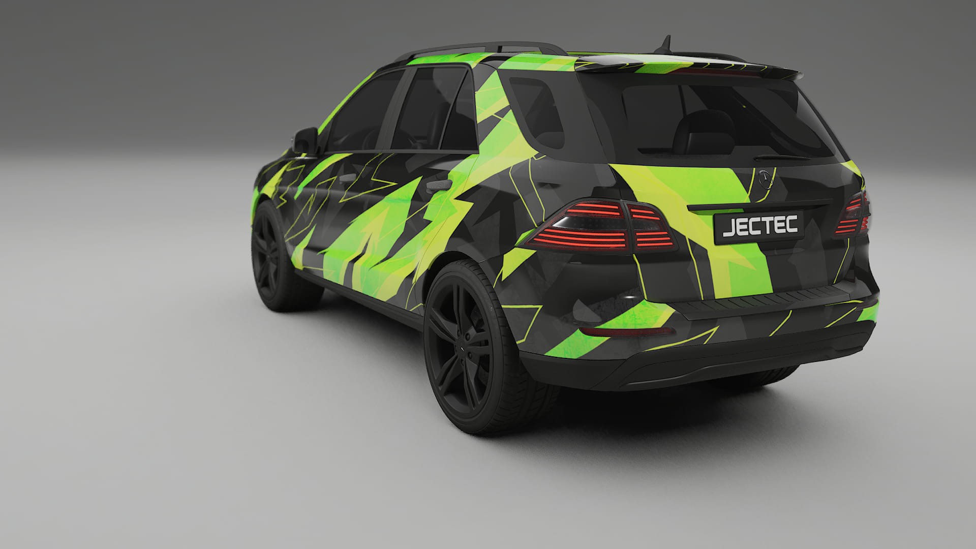 Mercedes M-class W166 NINJA TURTLES Designed Wrap PPF Kit – Printable Polyurethane Film