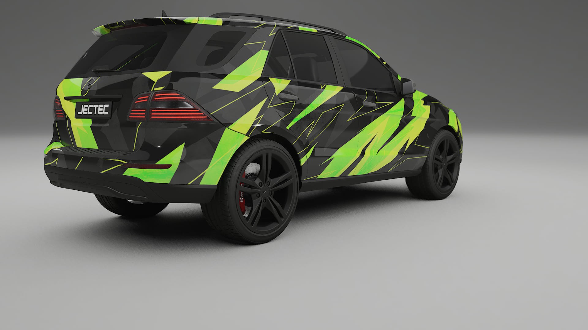 Mercedes M-class W166 NINJA TURTLES Designed Wrap PPF Kit – Printable Polyurethane Film