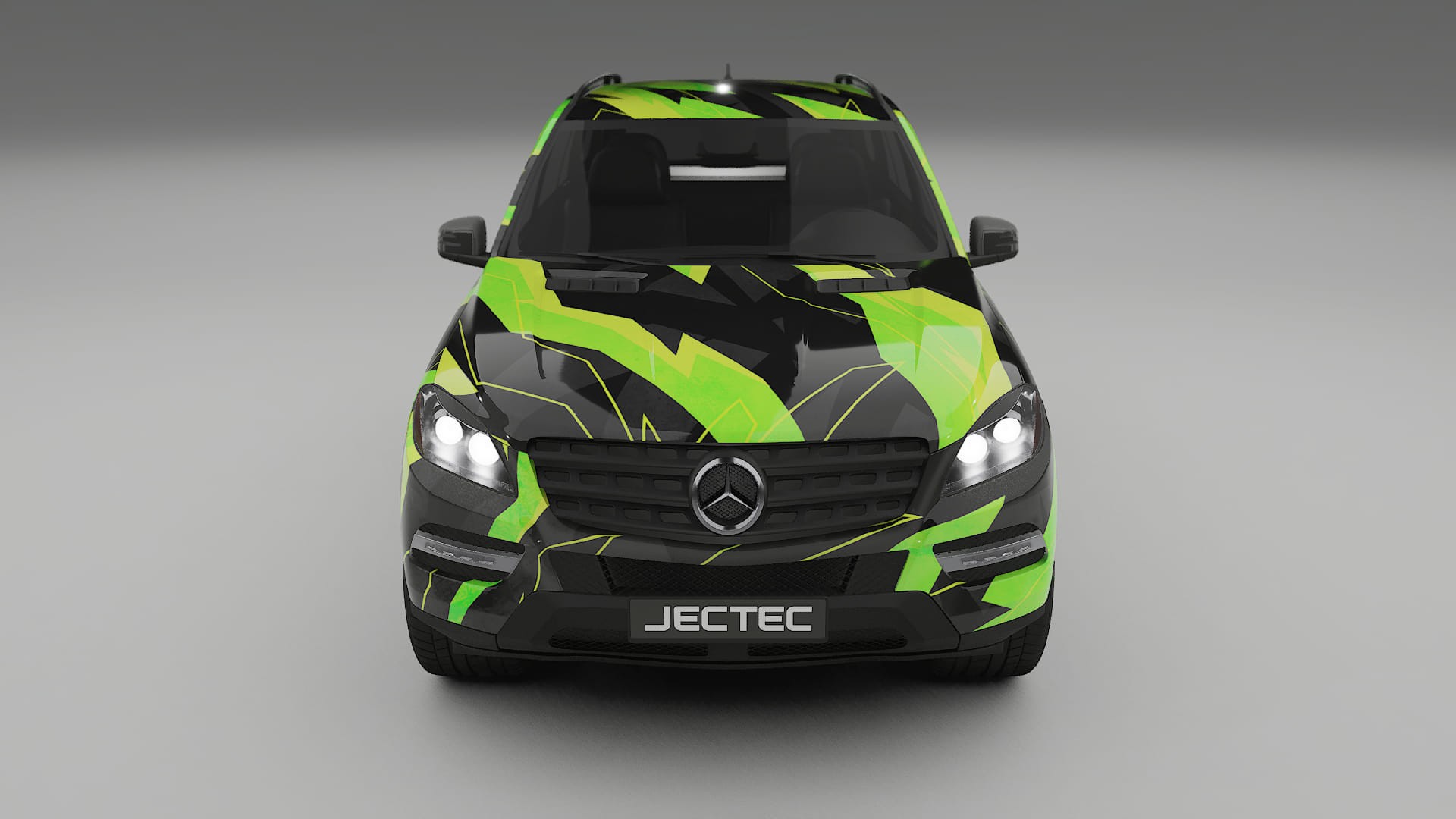 Mercedes M-class W166 NINJA TURTLES Designed Wrap PPF Kit – Printable Polyurethane Film