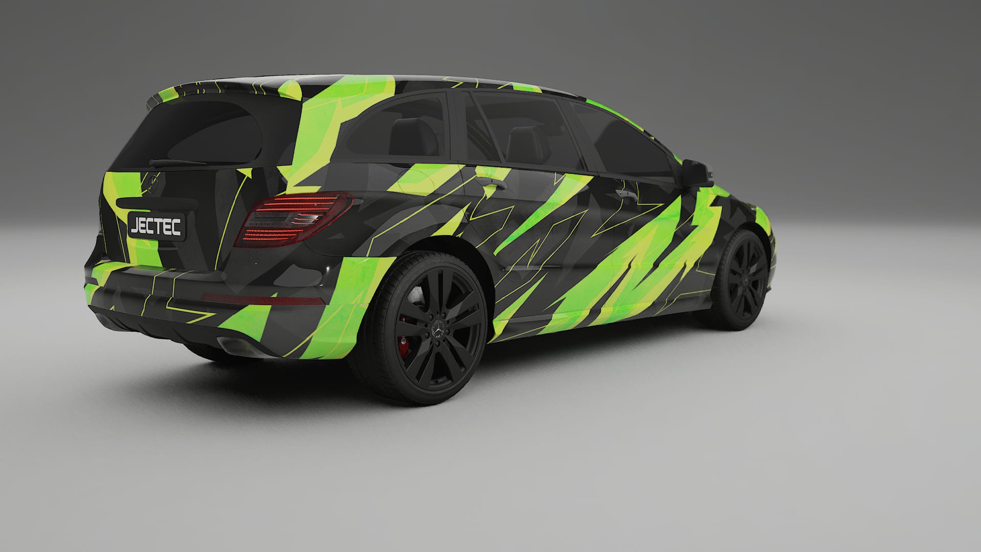 Mercedes R-class W251 facelift LCI NINJA TURTLES Designed Wrap PPF Kit – Printable Polyurethane Film