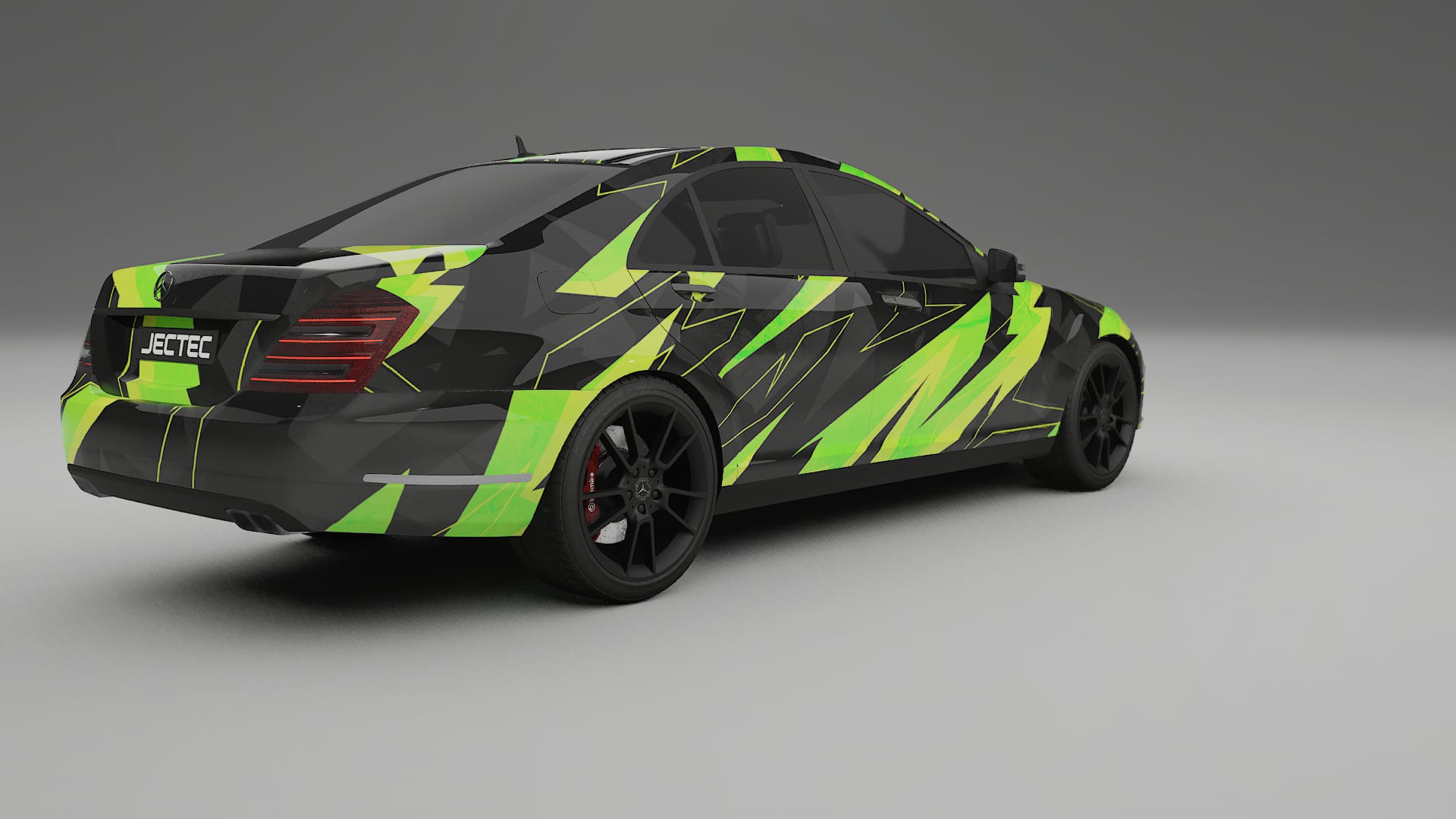 Mercedes S-class W221 facelift LCI NINJA TURTLES Designed Wrap PPF Kit – Printable Polyurethane Film