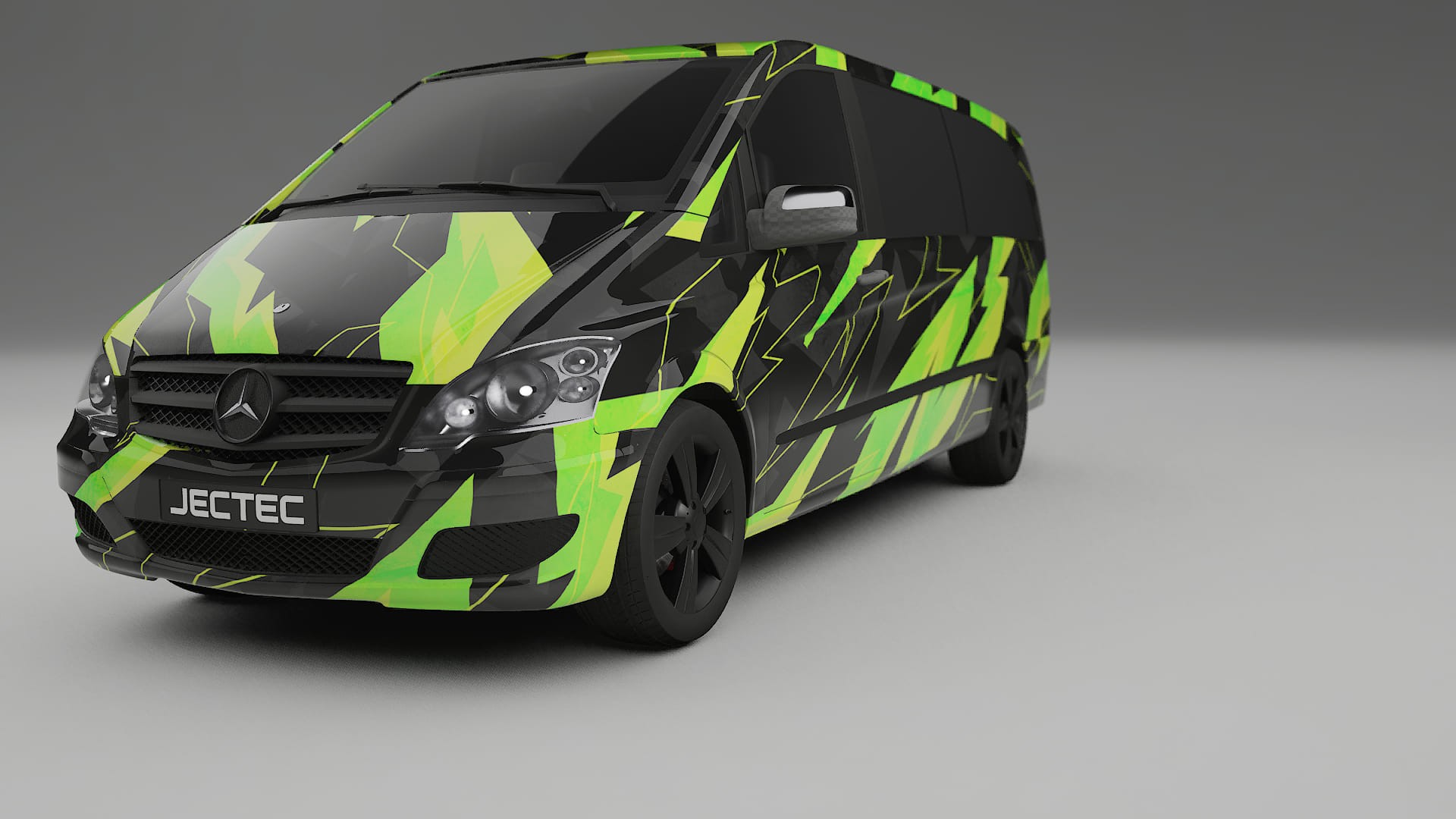 Mercedes Viano Extralong W439 Facelift LCI NINJA TURTLES Designed Wrap PPF Kit – Printable Polyurethane Film