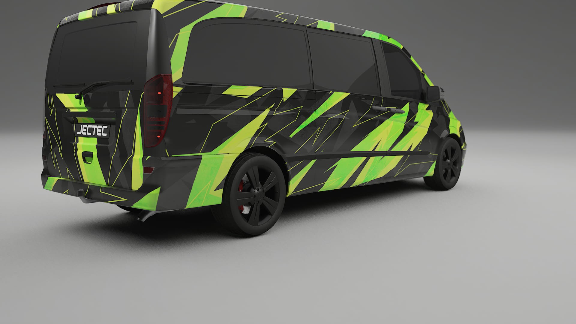 Mercedes Viano Extralong W439 Facelift LCI NINJA TURTLES Designed Wrap PPF Kit – Printable Polyurethane Film