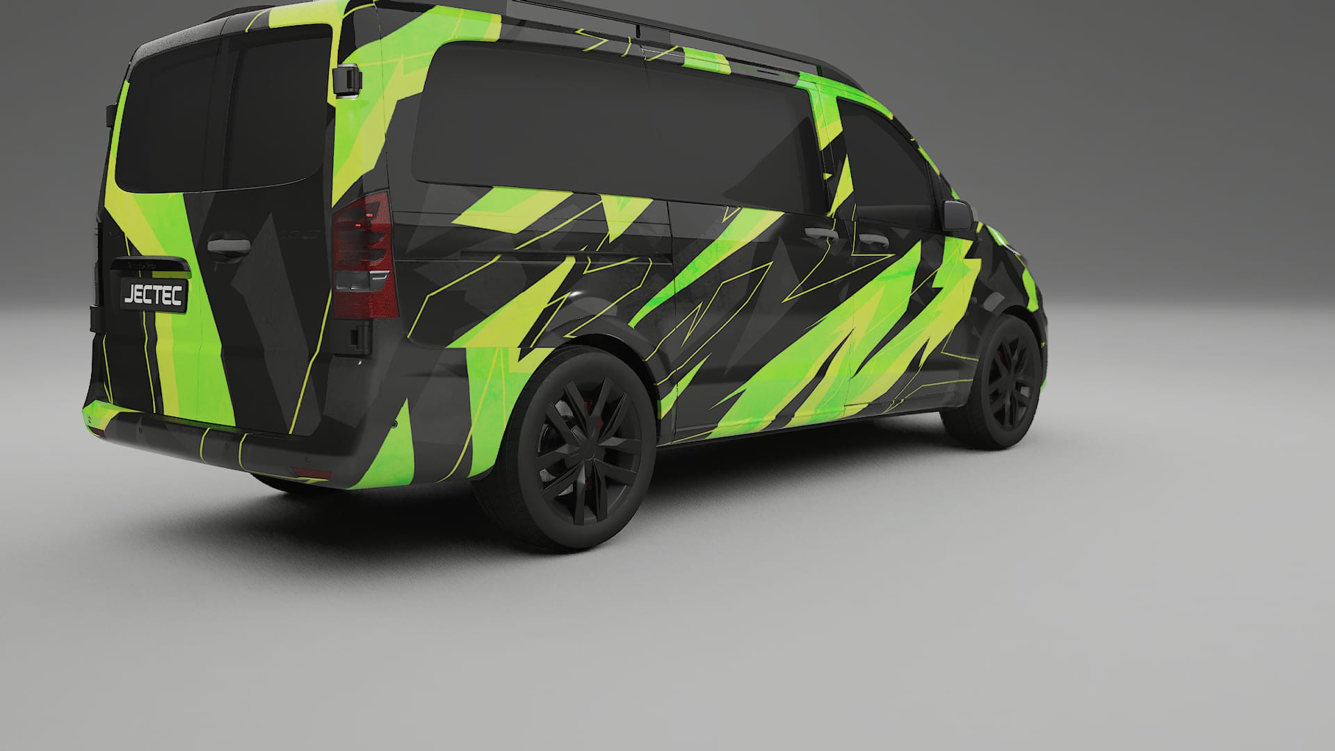 Mercedes Vito Short W447 prefacelift pre-LCI NINJA TURTLES Designed Wrap PPF Kit – Printable Polyurethane Film