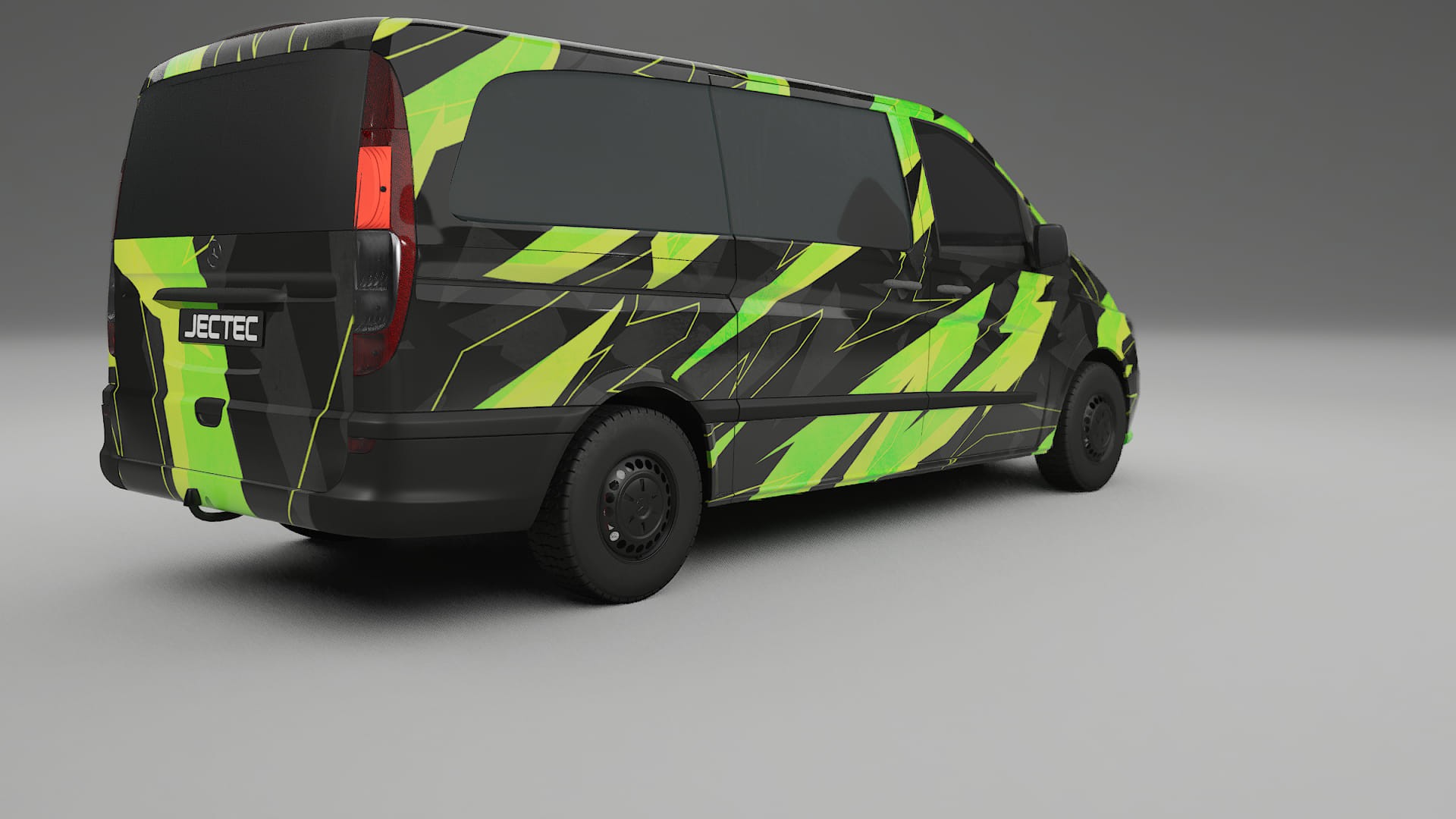 Mercedes Vito Short W639 facelift LCI NINJA TURTLES Designed Wrap PPF Kit – Printable Polyurethane Film