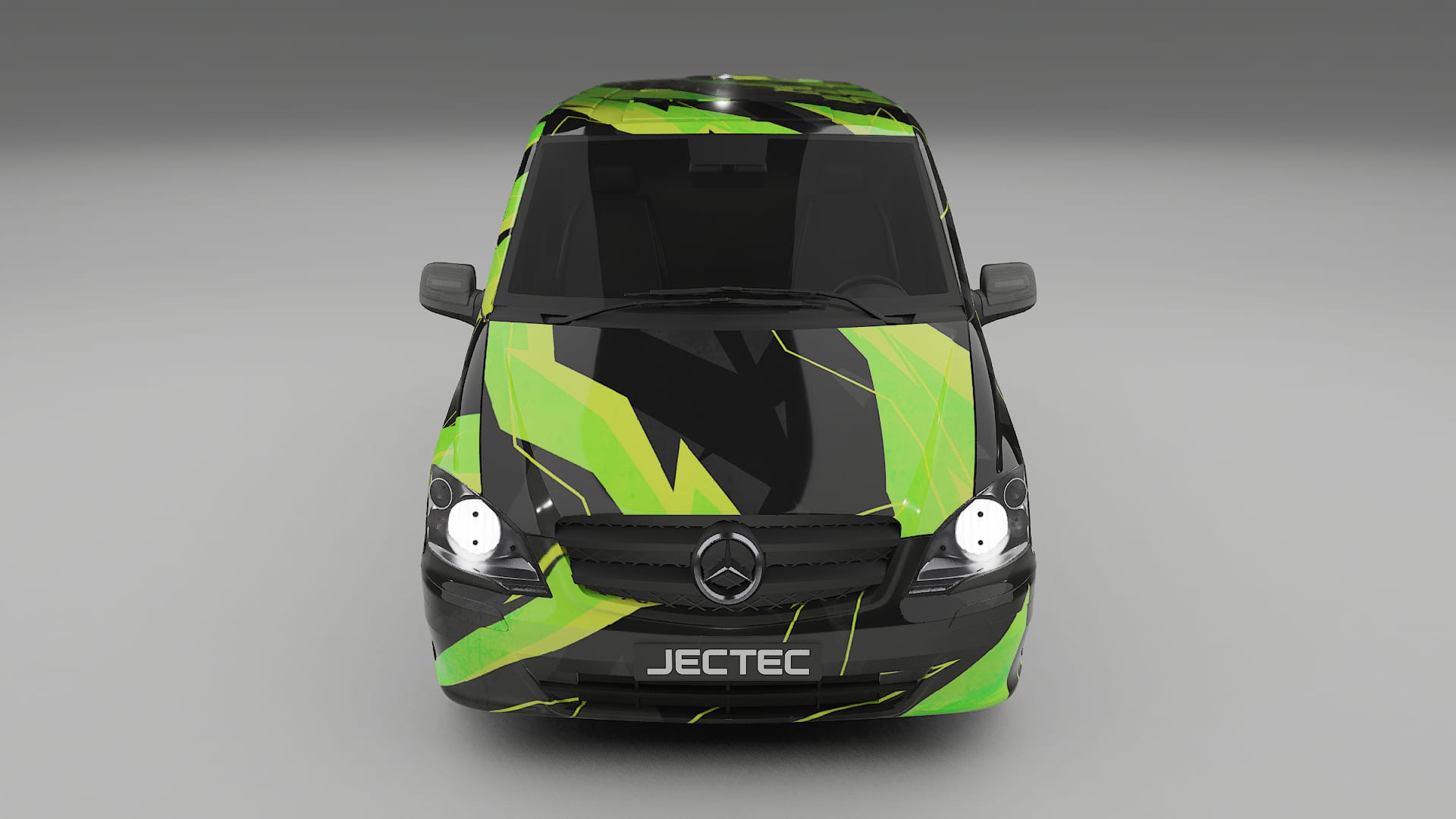 Mercedes Vito Short W639 facelift LCI NINJA TURTLES Designed Wrap PPF Kit – Printable Polyurethane Film