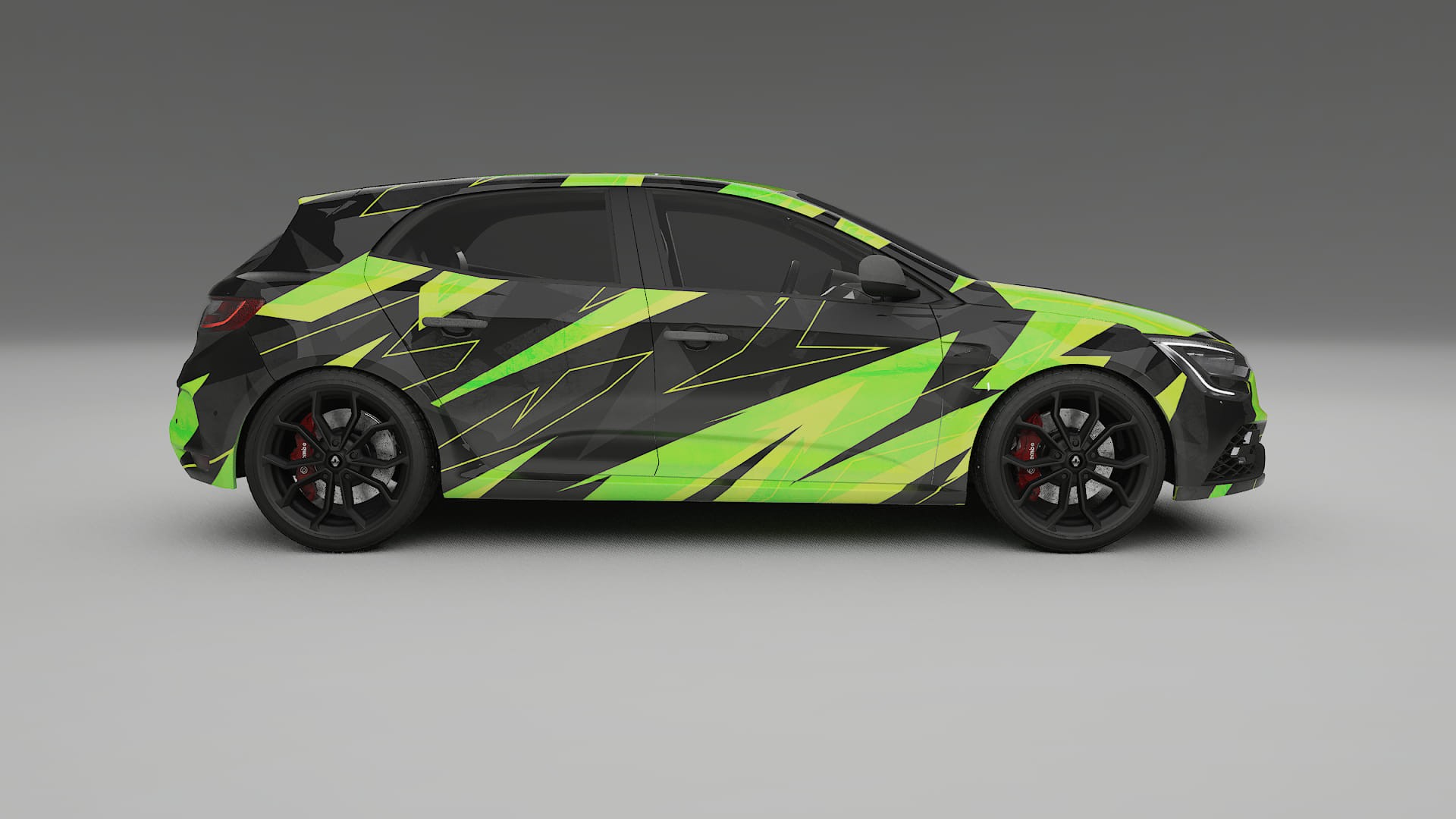 Renault Megane RS IV NINJA TURTLES Designed Wrap PPF Kit – Printable Polyurethane Film