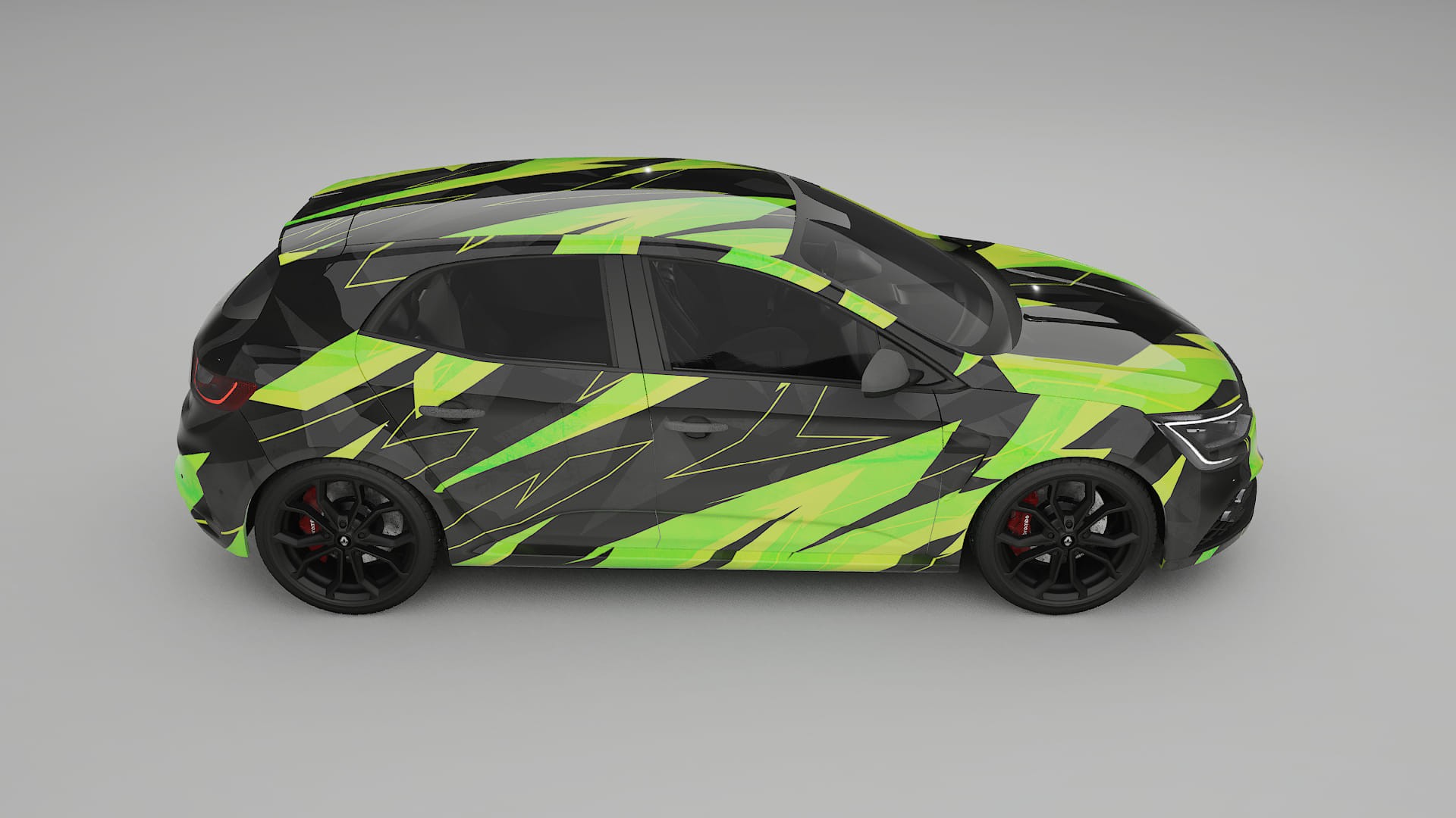 Renault Megane RS IV NINJA TURTLES Designed Wrap PPF Kit – Printable Polyurethane Film